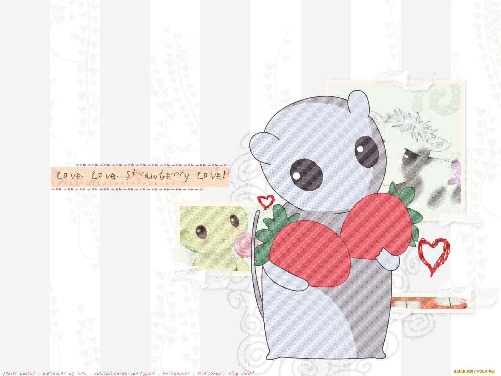 аниме, fruits, basket