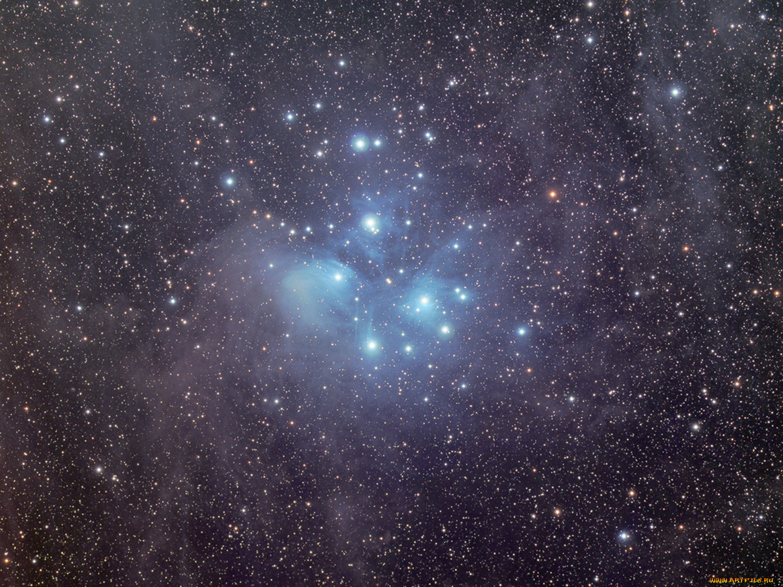m45, звёздное, скопление, плеяды, космос, звезды, созвездия