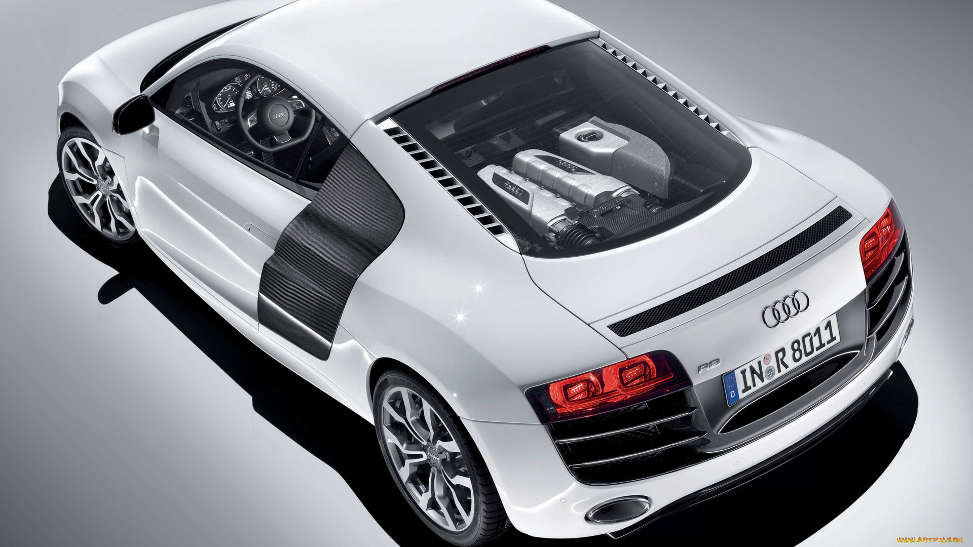 2009, audi, r8, 52, fsi, quattro, автомобили