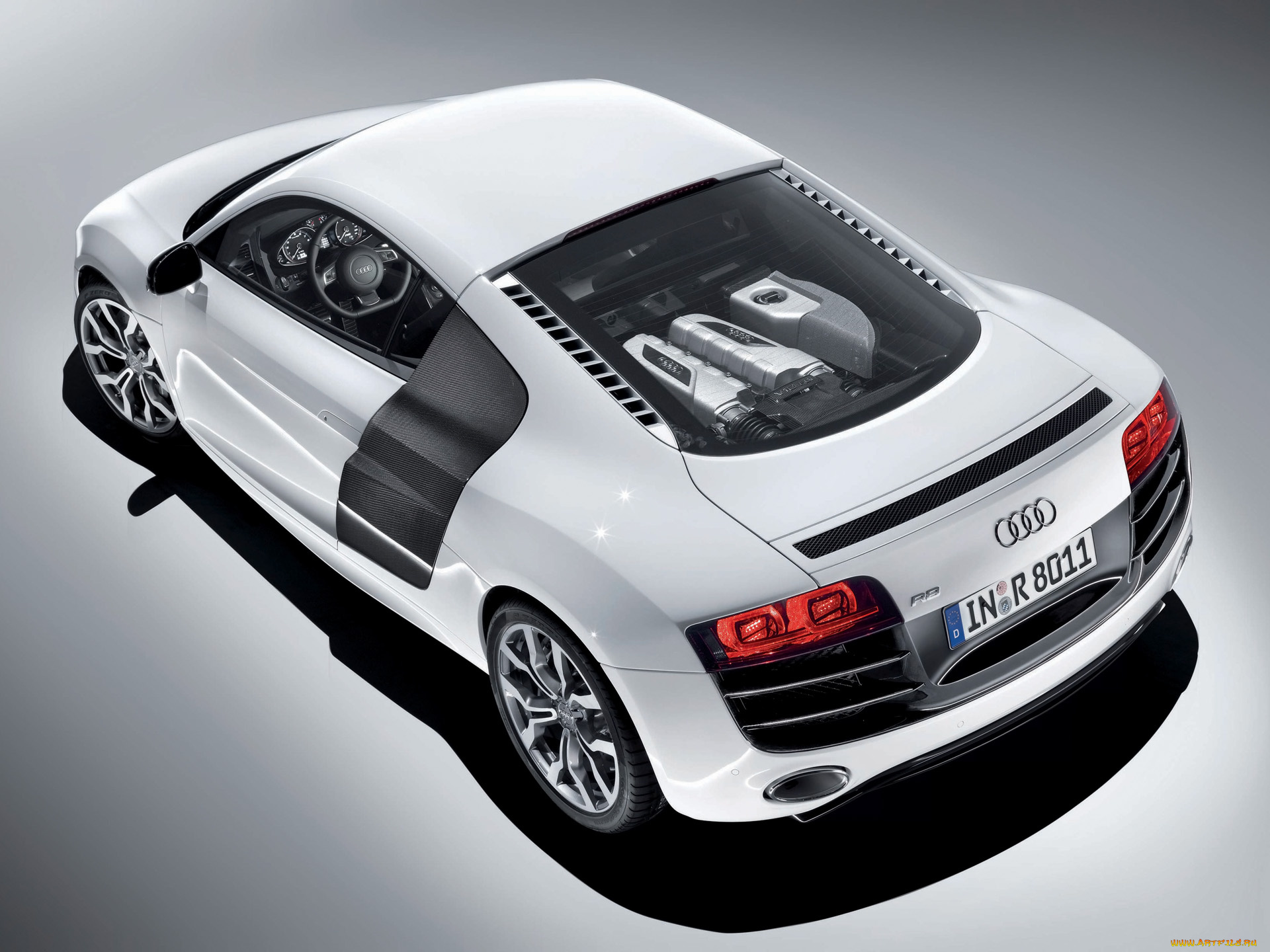2009, audi, r8, 52, fsi, quattro, автомобили