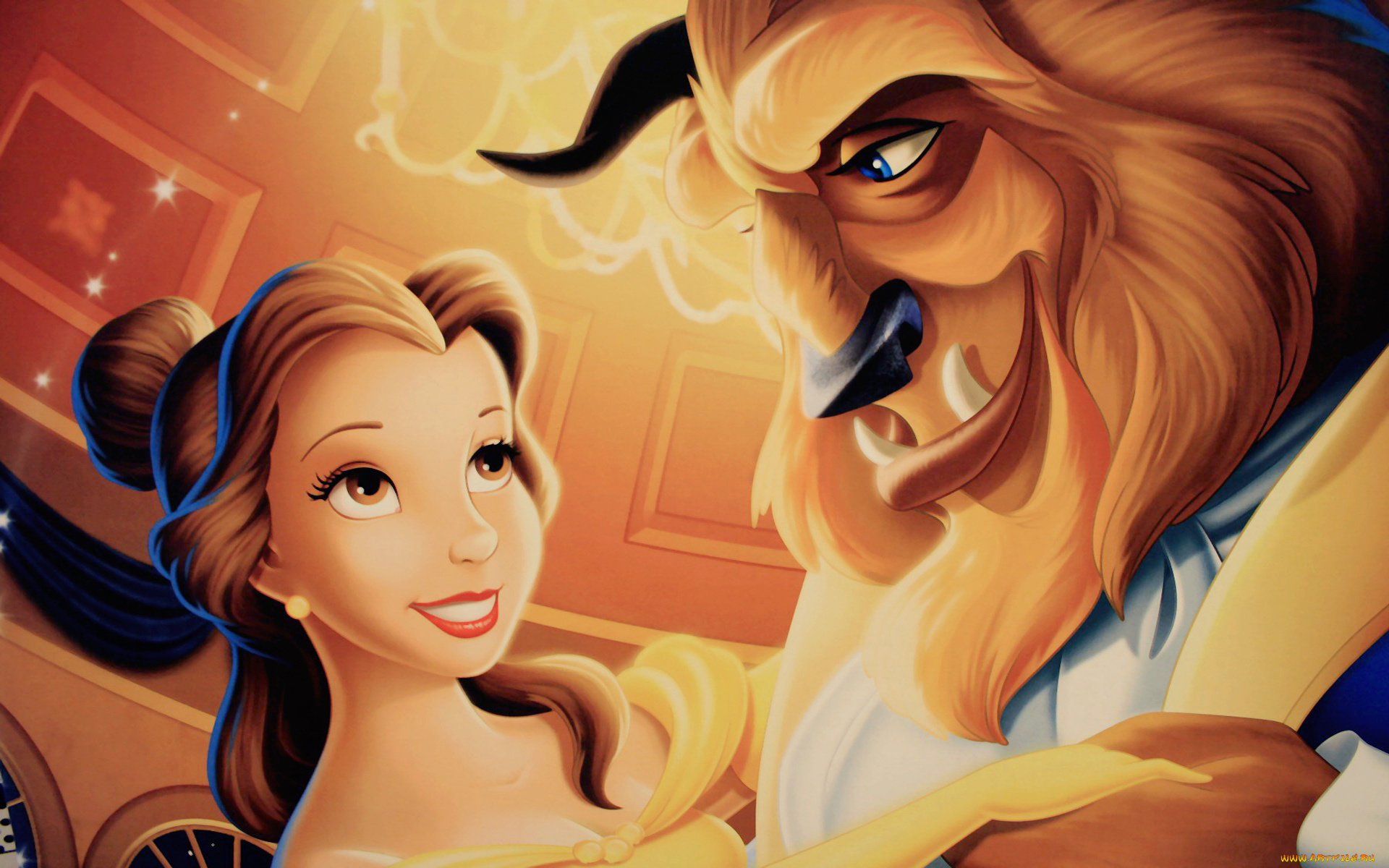 мультфильмы, beauty, and, the, beast