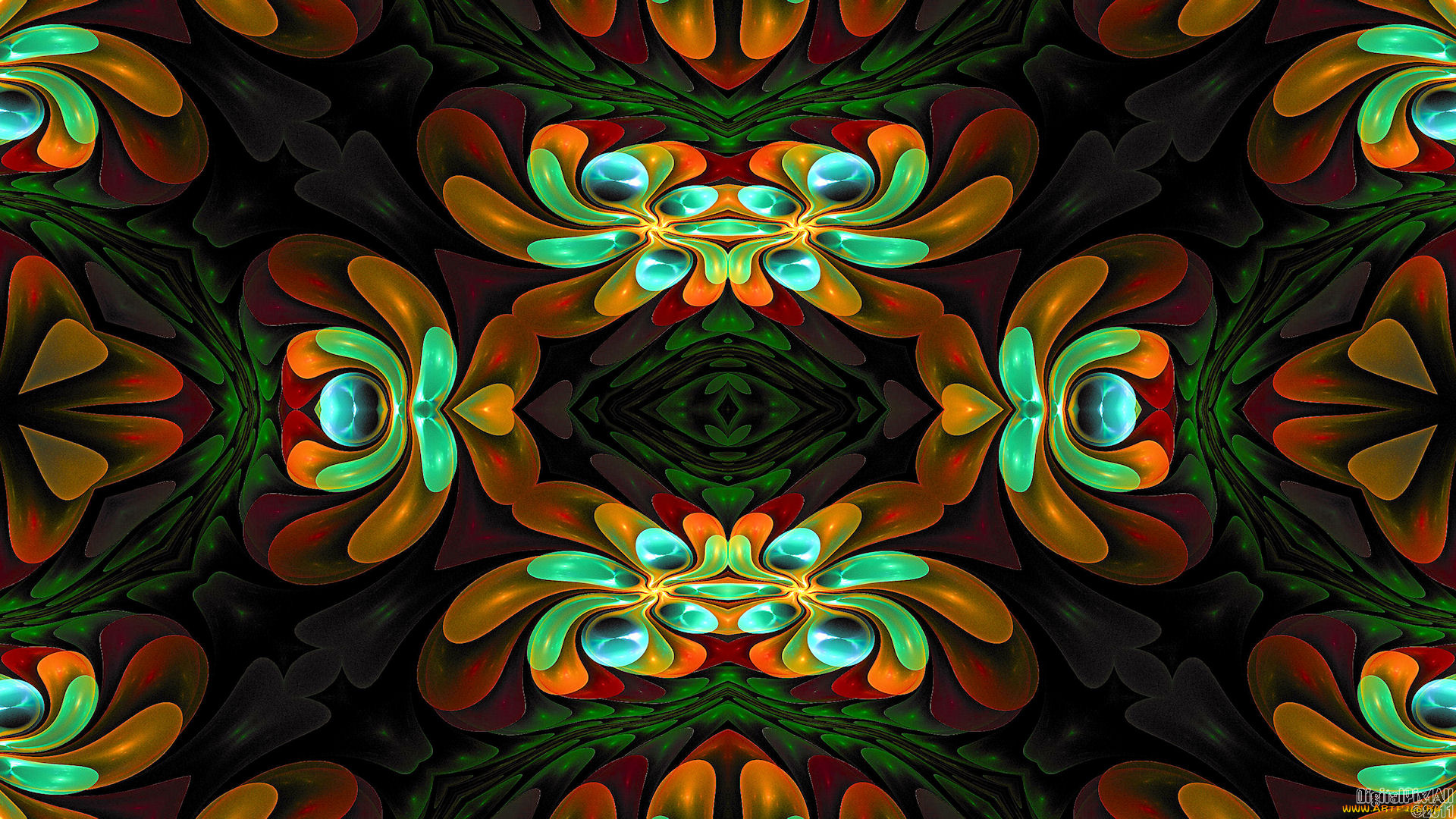 3д, графика, fractal, фракталы, тёмный, фон, узор, абстракция