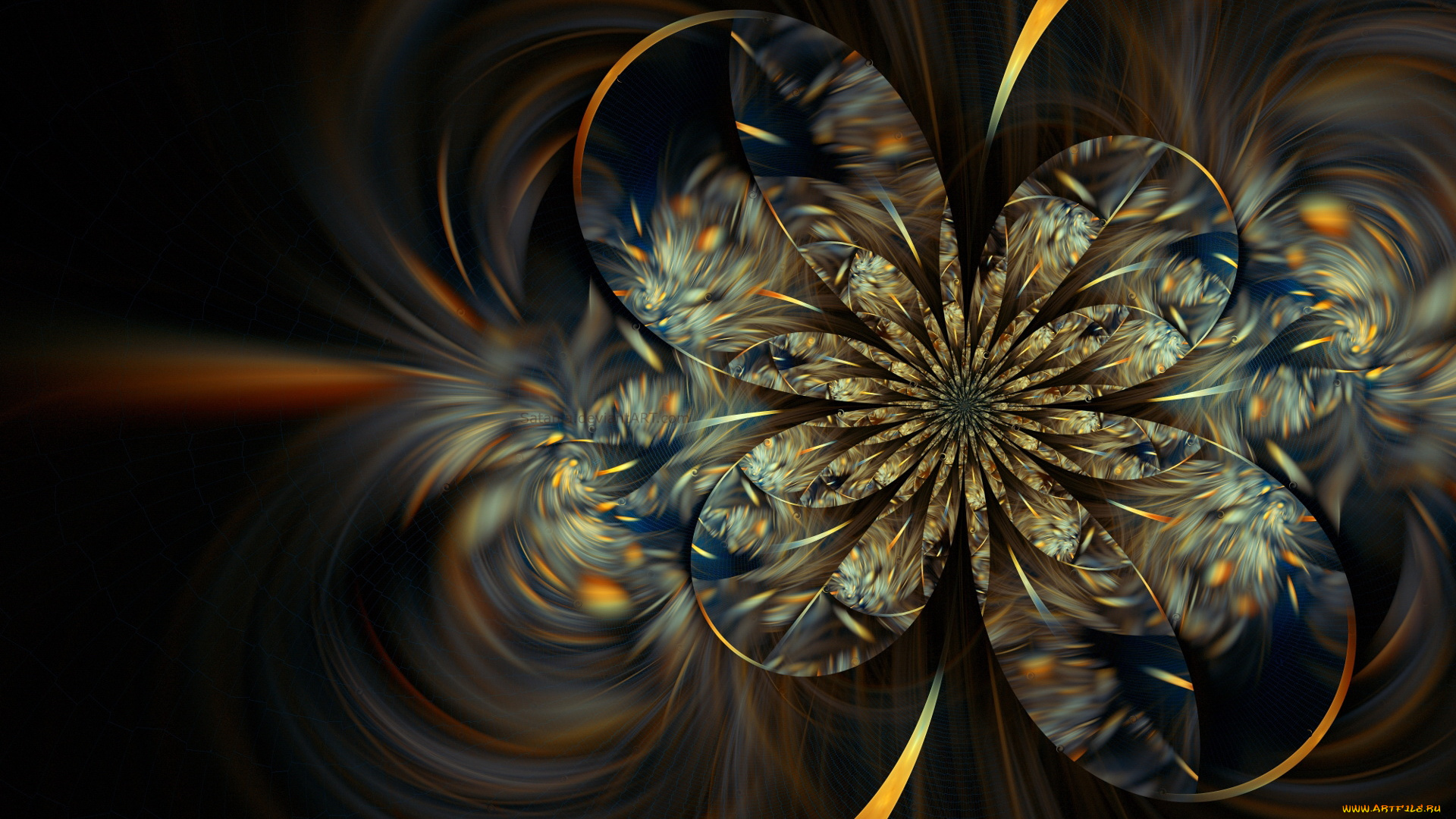 3д, графика, fractal, фракталы, узор, фон