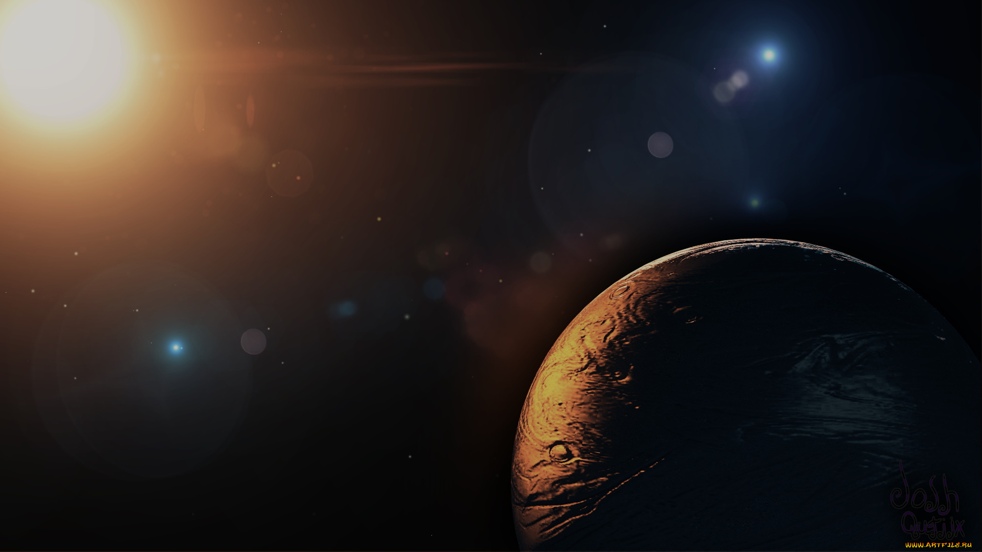 космос, арт, планеты