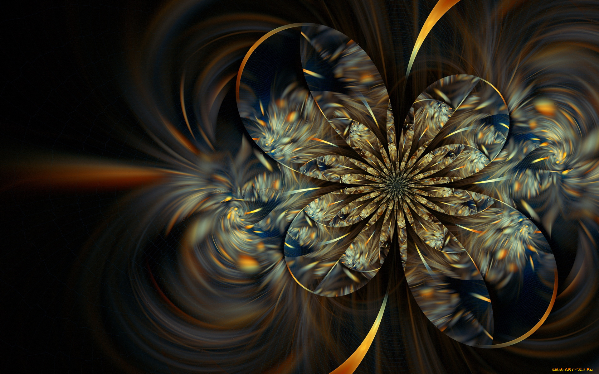 3д, графика, fractal, фракталы, узор, фон