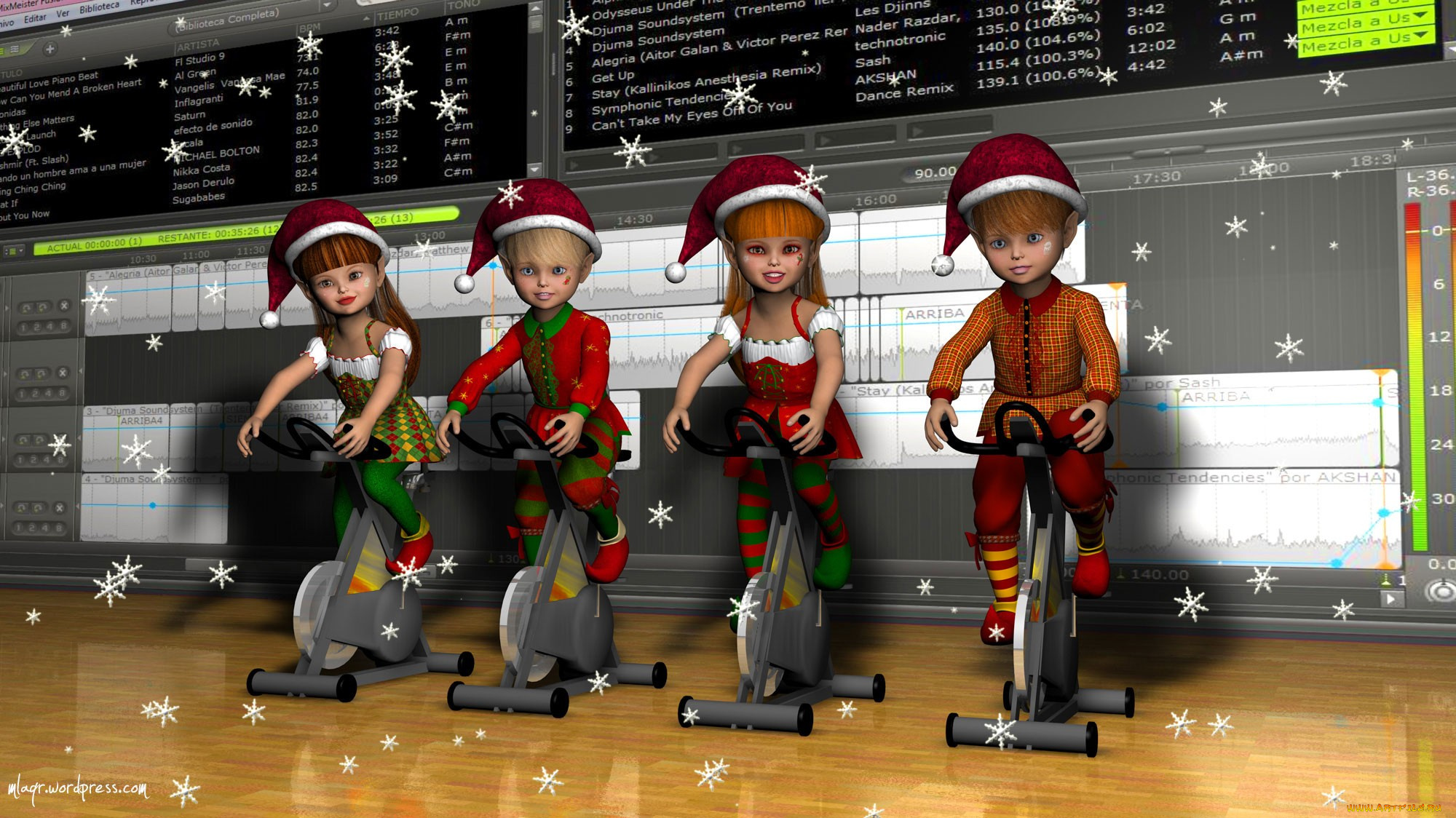 3д, графика, holidays, праздники, ciclo, indoor, xmas