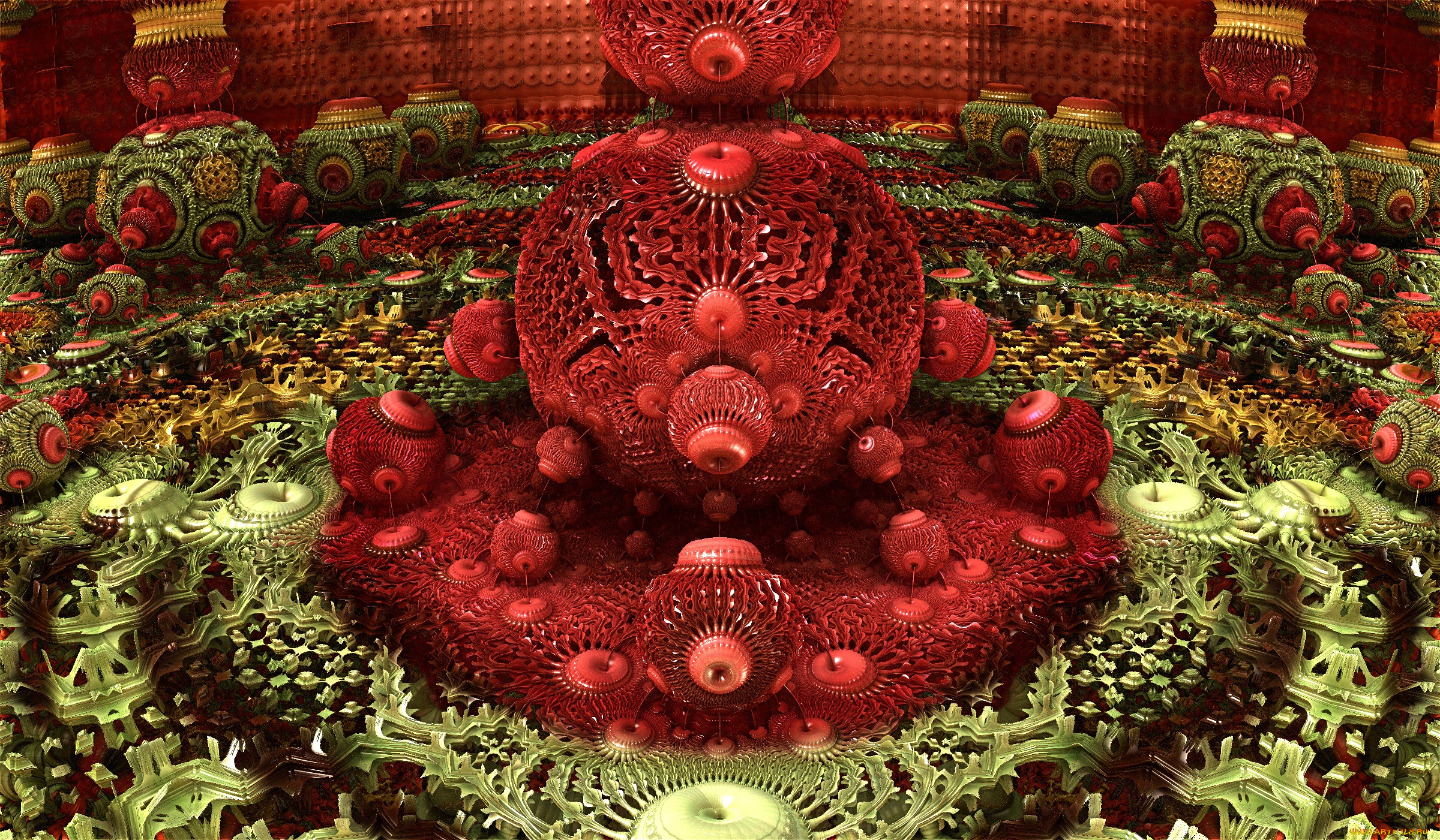 3д, графика, fractal, фракталы, абстракция