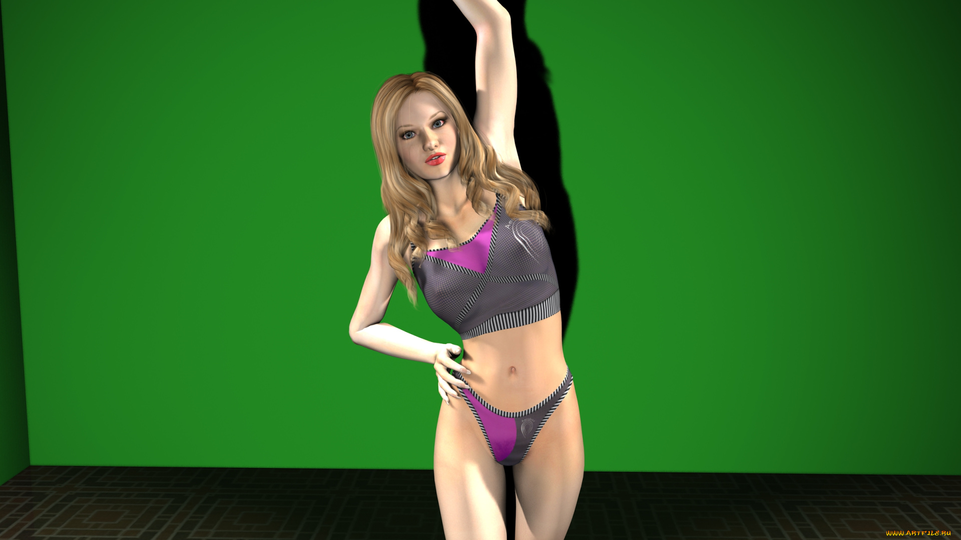 3д, графика, people, , люди, девушка, взгляд