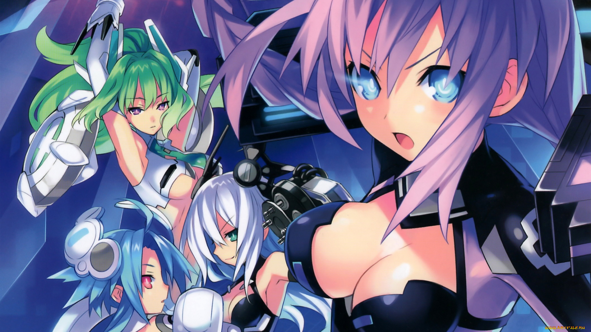 аниме, hyperdimension, neptunia, hyperdimension, neptunia