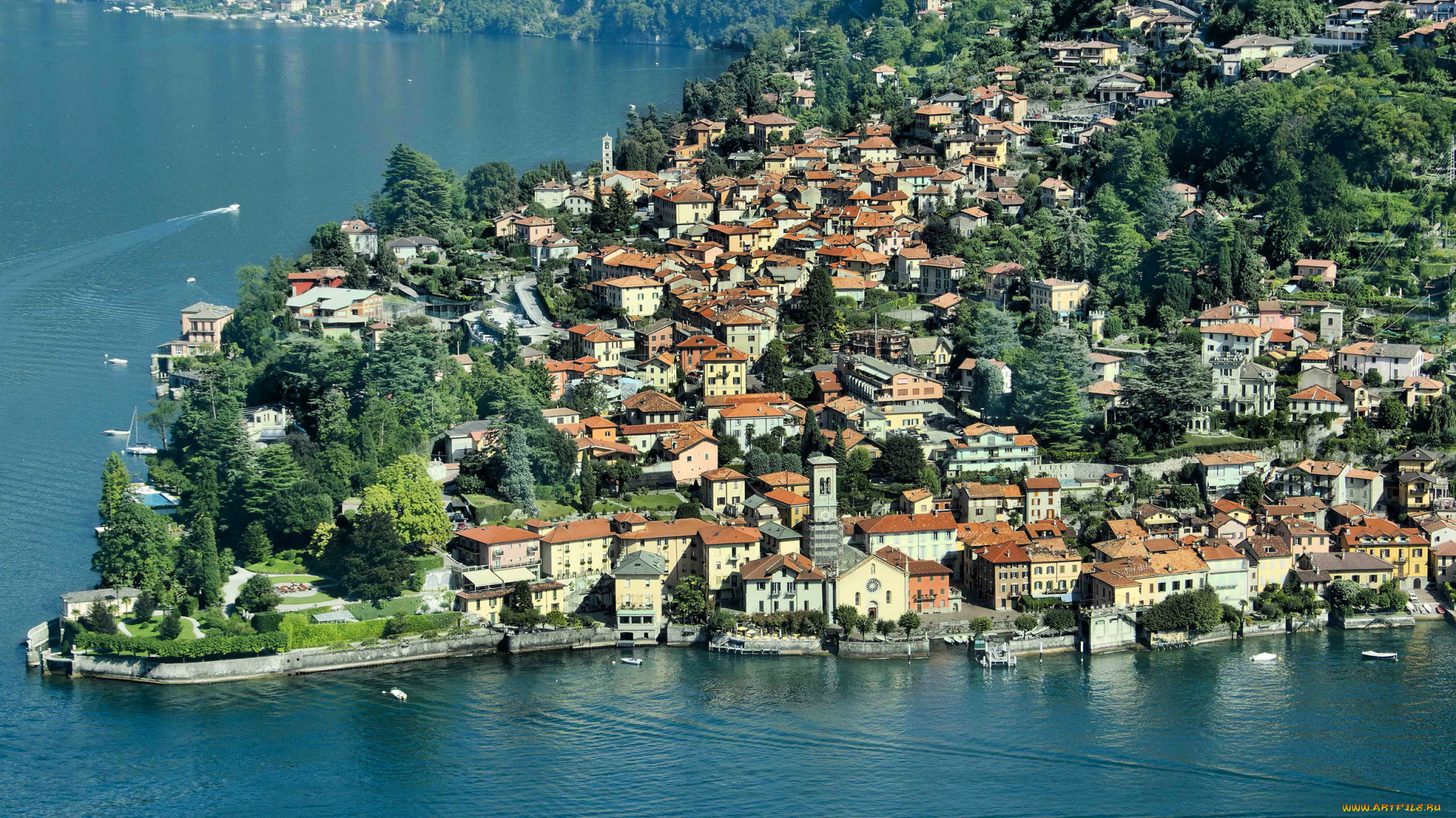 como, , , италия, города, -, панорамы, море, дома, como, италия, побережье