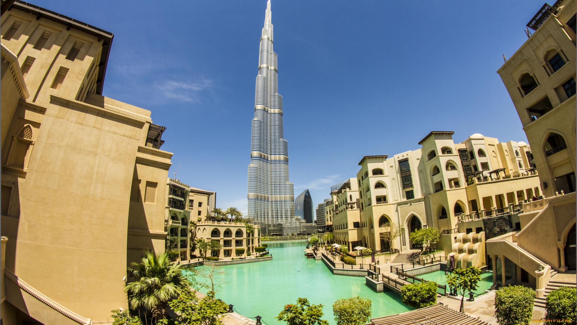 downtown, dubai, города, дубаи, , оаэ, небоскреб, вода, горд