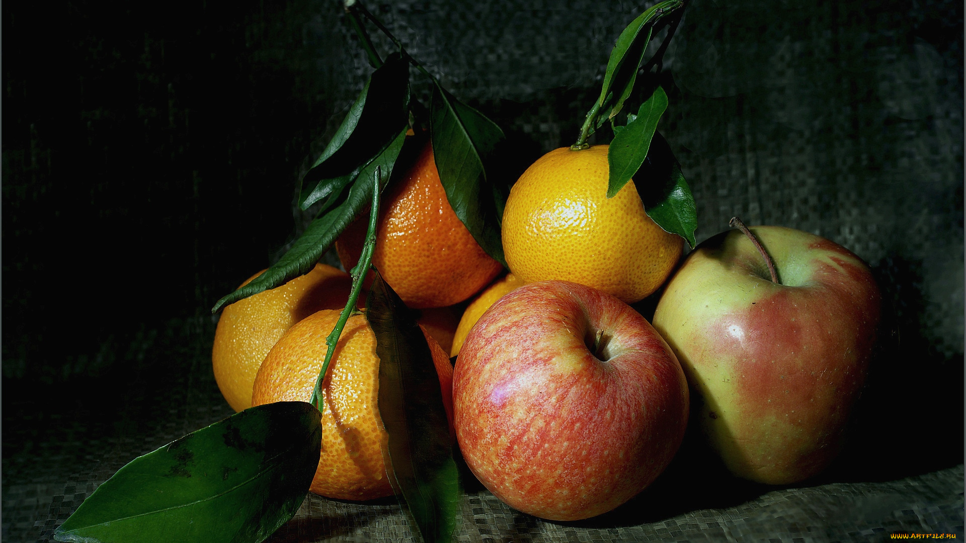 еда, фрукты, , ягоды, яблоки, мандарины