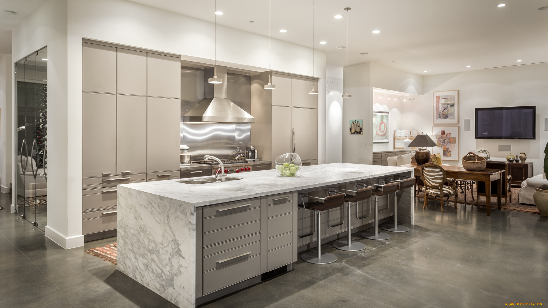 интерьер, кухня, мебель