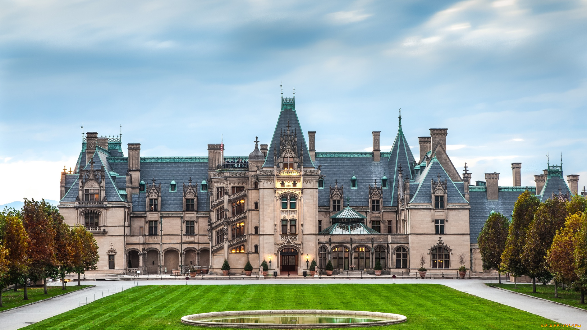 поместье, балтимор, , сша, города, -, дворцы, , замки, , крепости, дворец