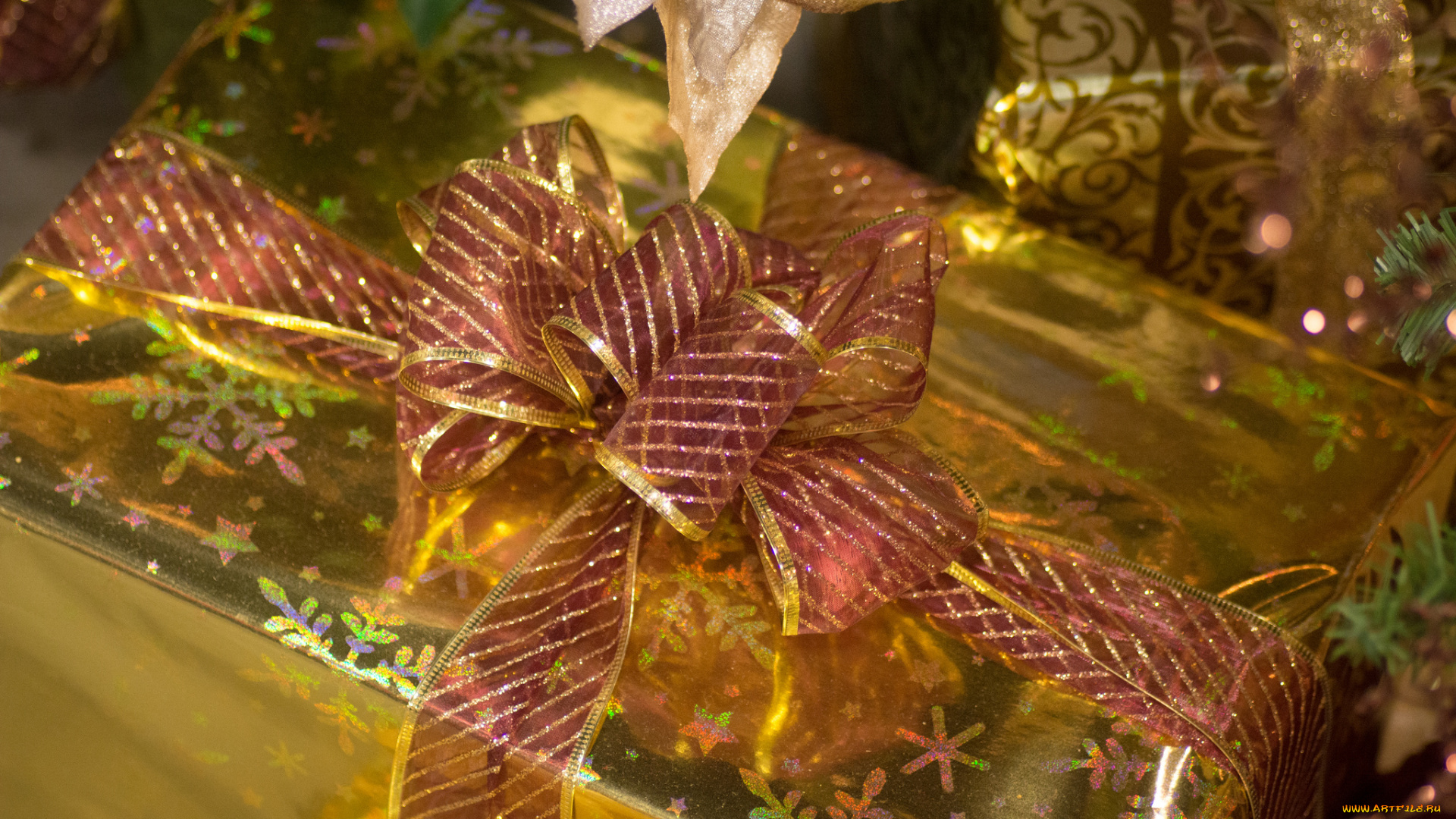 праздничные, подарки, и, коробочки, коробка