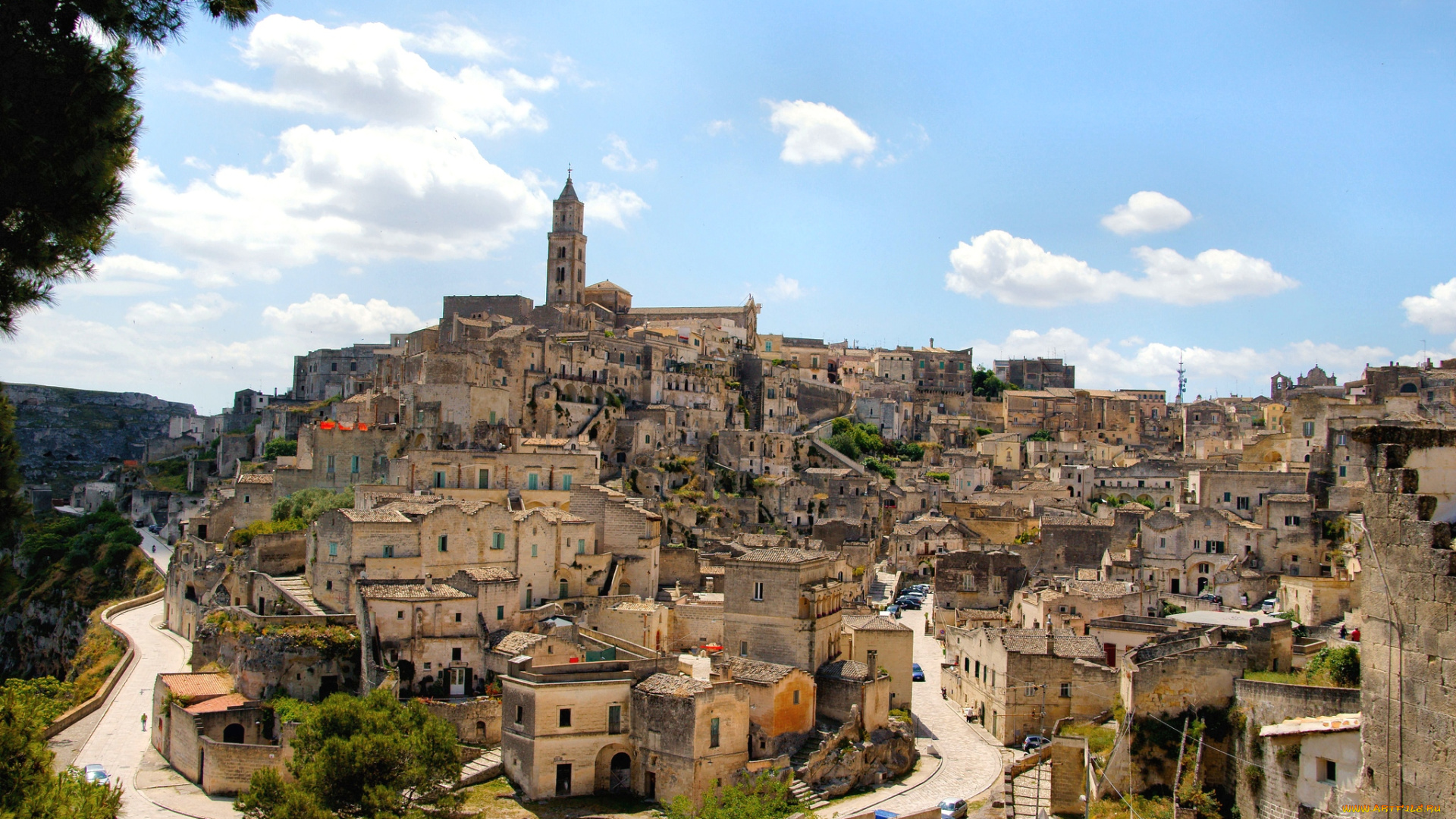 сасси-де-матера, , италия, города, -, панорамы, здания