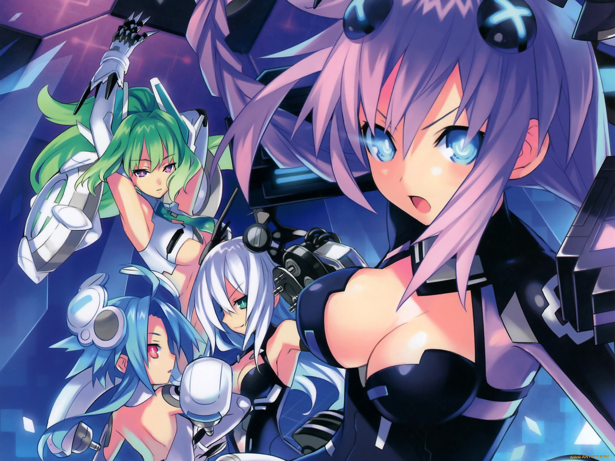 аниме, hyperdimension, neptunia, hyperdimension, neptunia