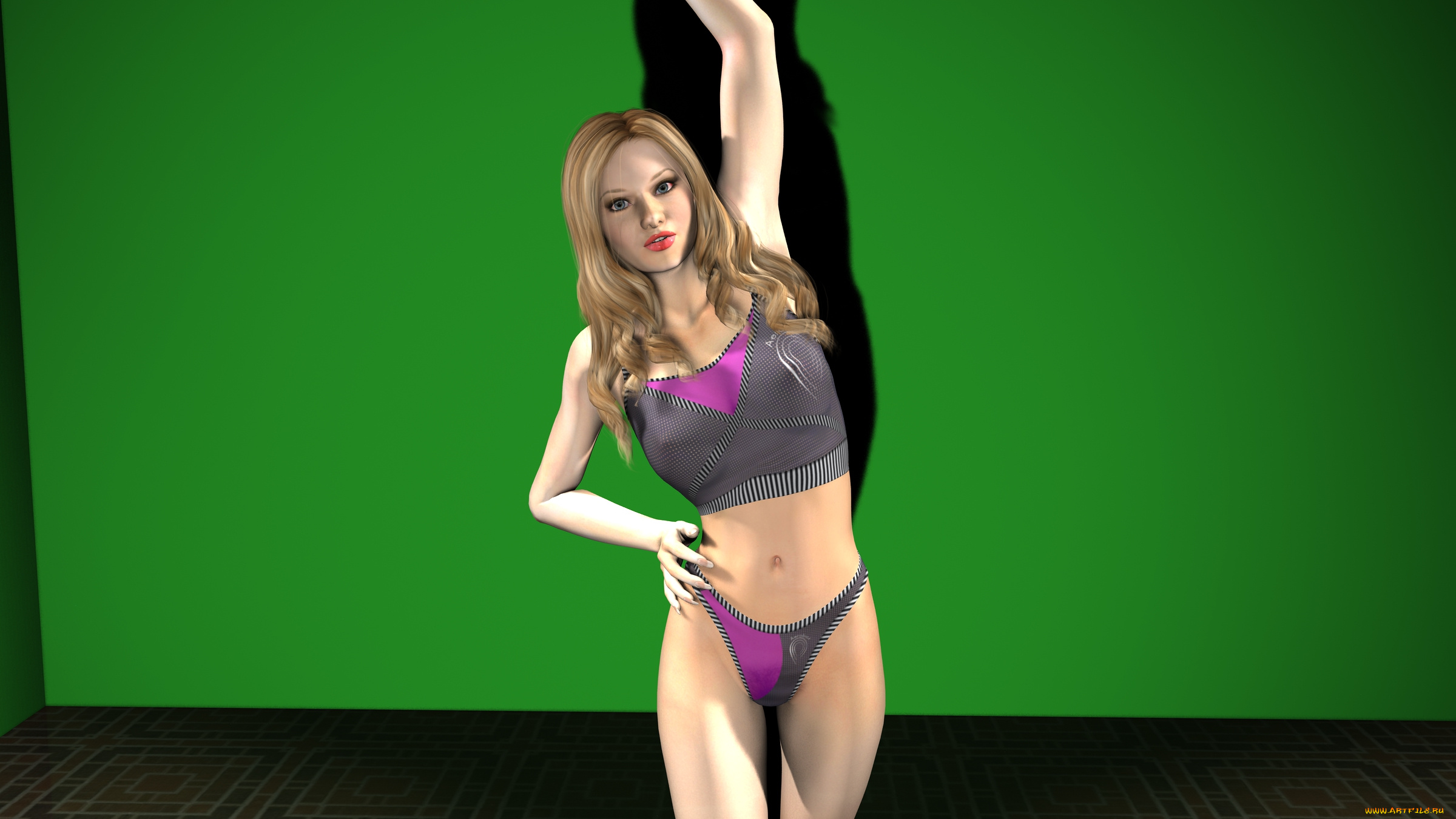 3д, графика, people, , люди, девушка, взгляд