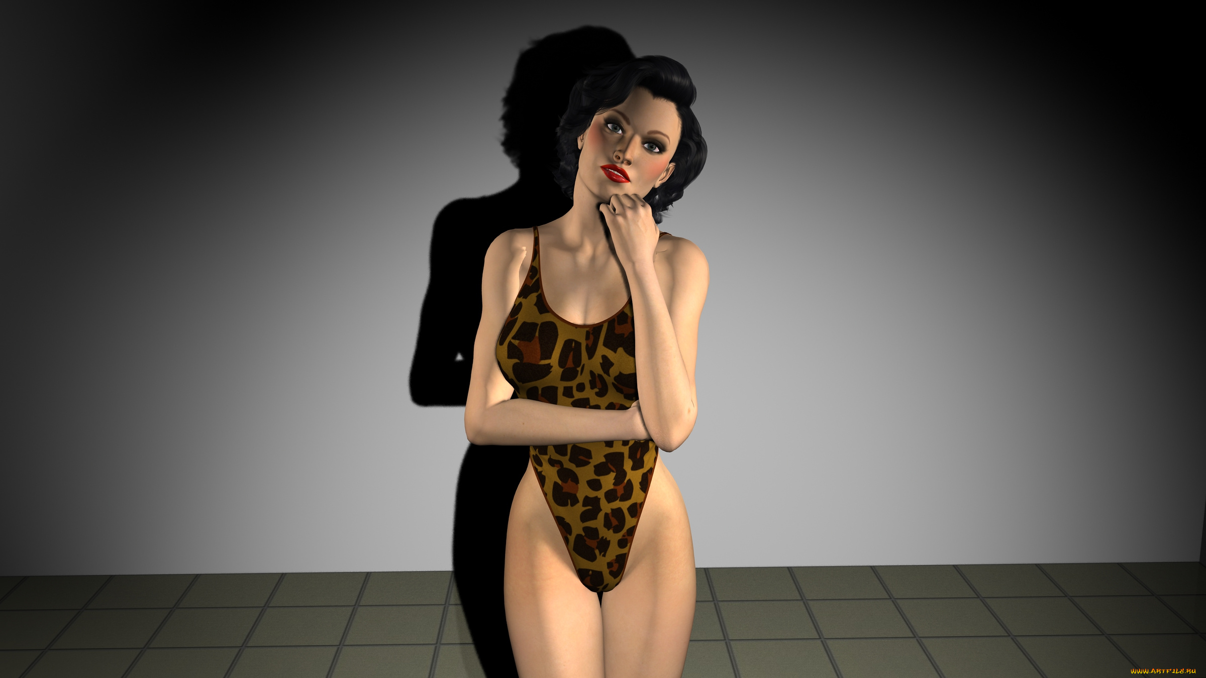 3д, графика, people, , люди, девушка, взгляд