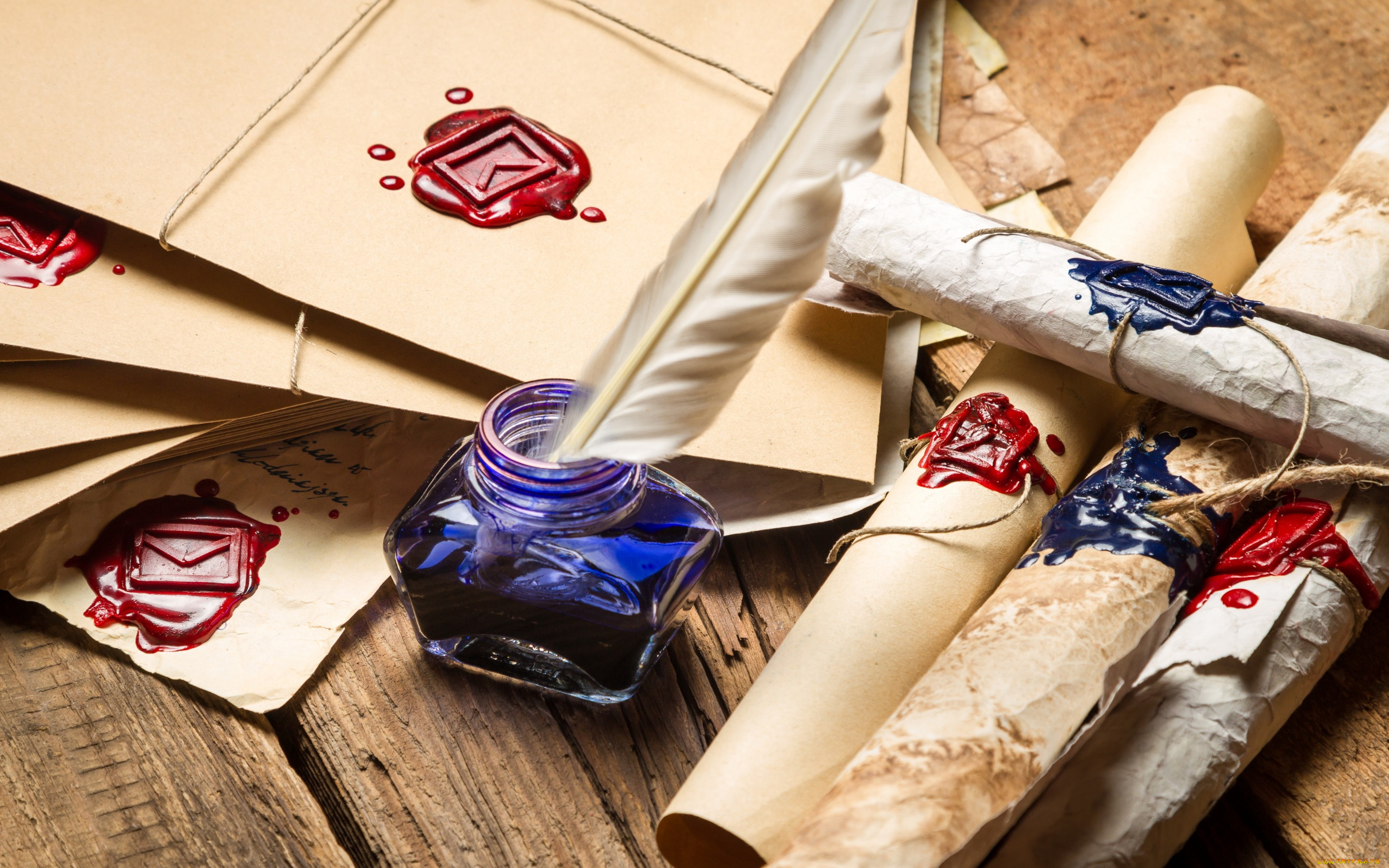 разное, канцелярия, , книги, сургуч, перо, чернильница, свитки, печати