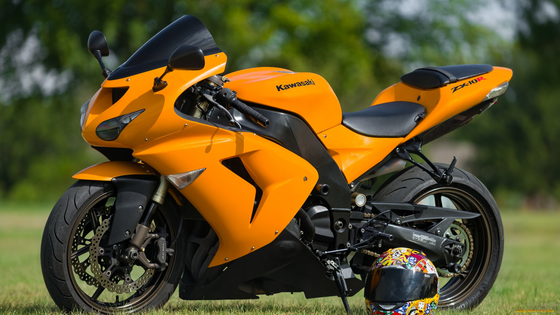 мотоциклы, kawasaki, байк