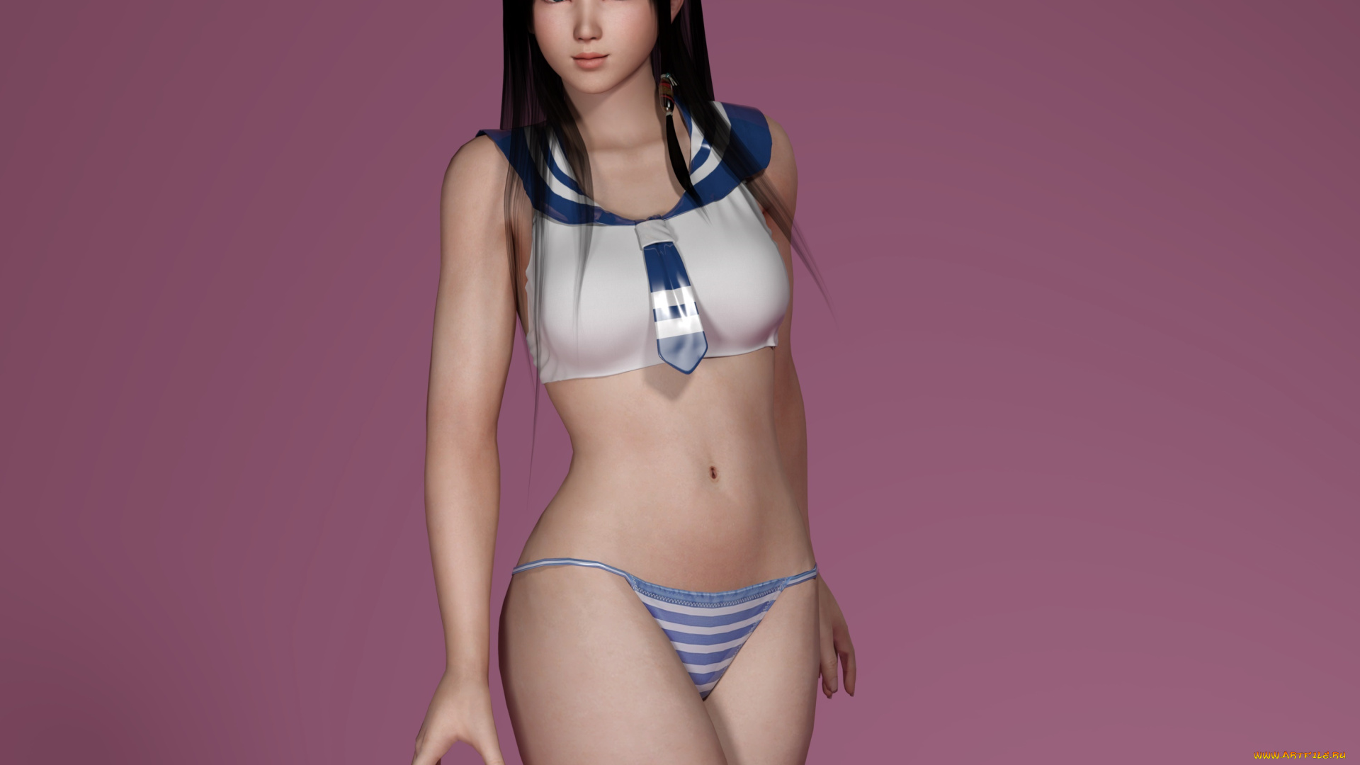 3д, графика, аниме, , anime, взгляд, девушка, фон