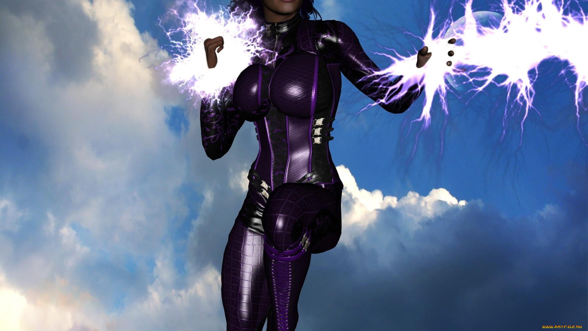 3д, графика, фантазия, , fantasy, взгляд, девушка, магия, фон