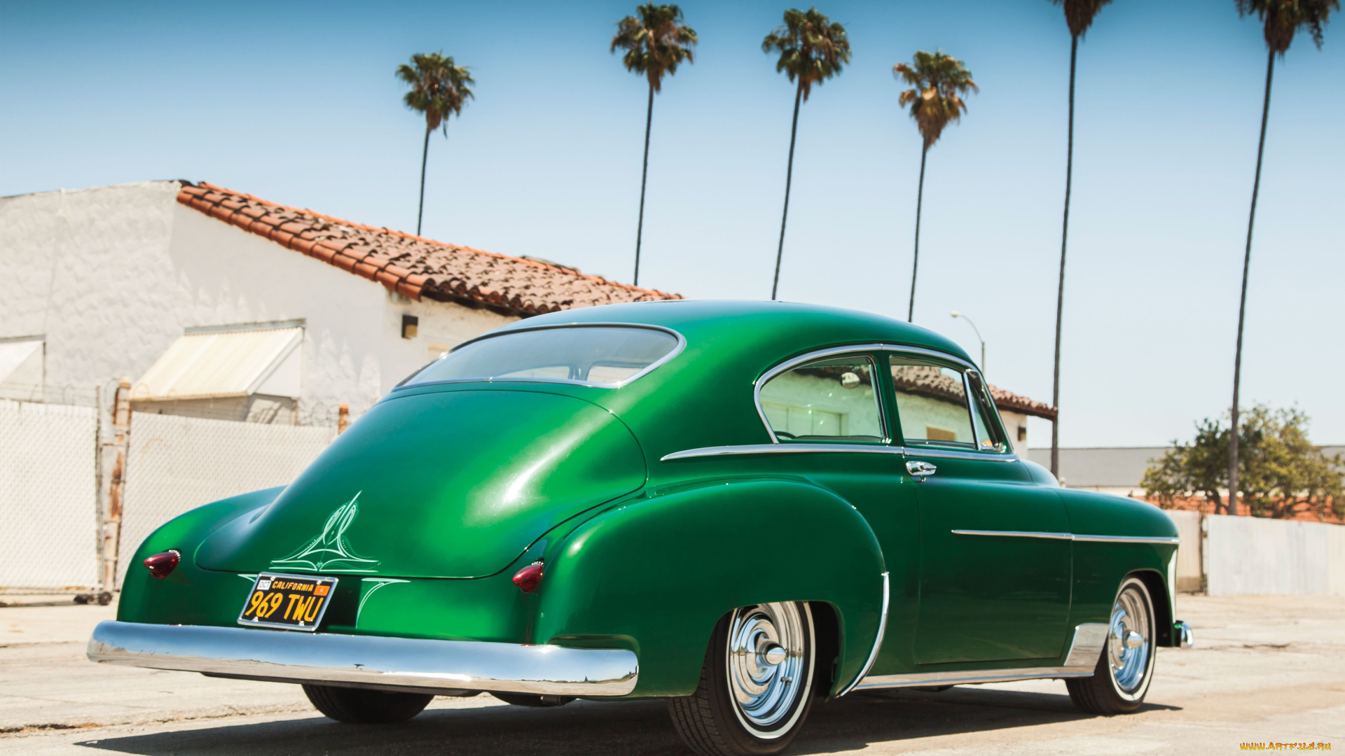 автомобили, custom, classic, car, custom, green, car, classic