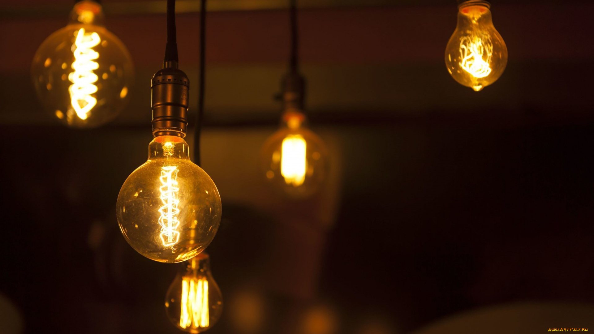 разное, осветительные, приборы, лампочки, ночь