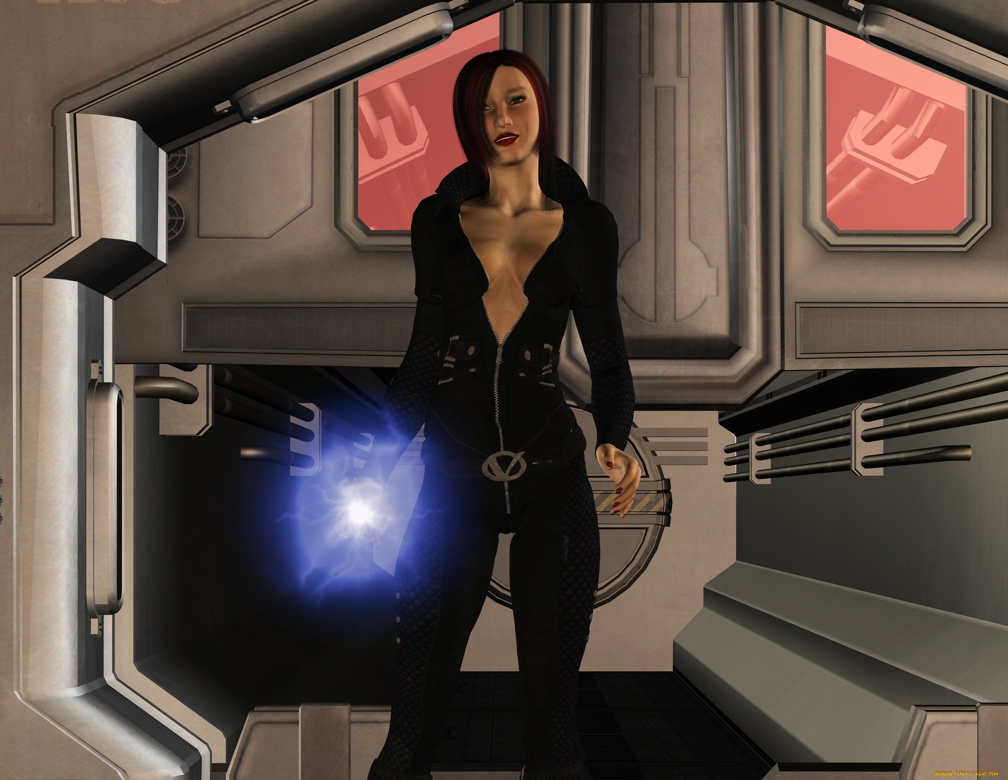 3д, графика, фантазия, , fantasy, взгляд, фон, магия, девушка