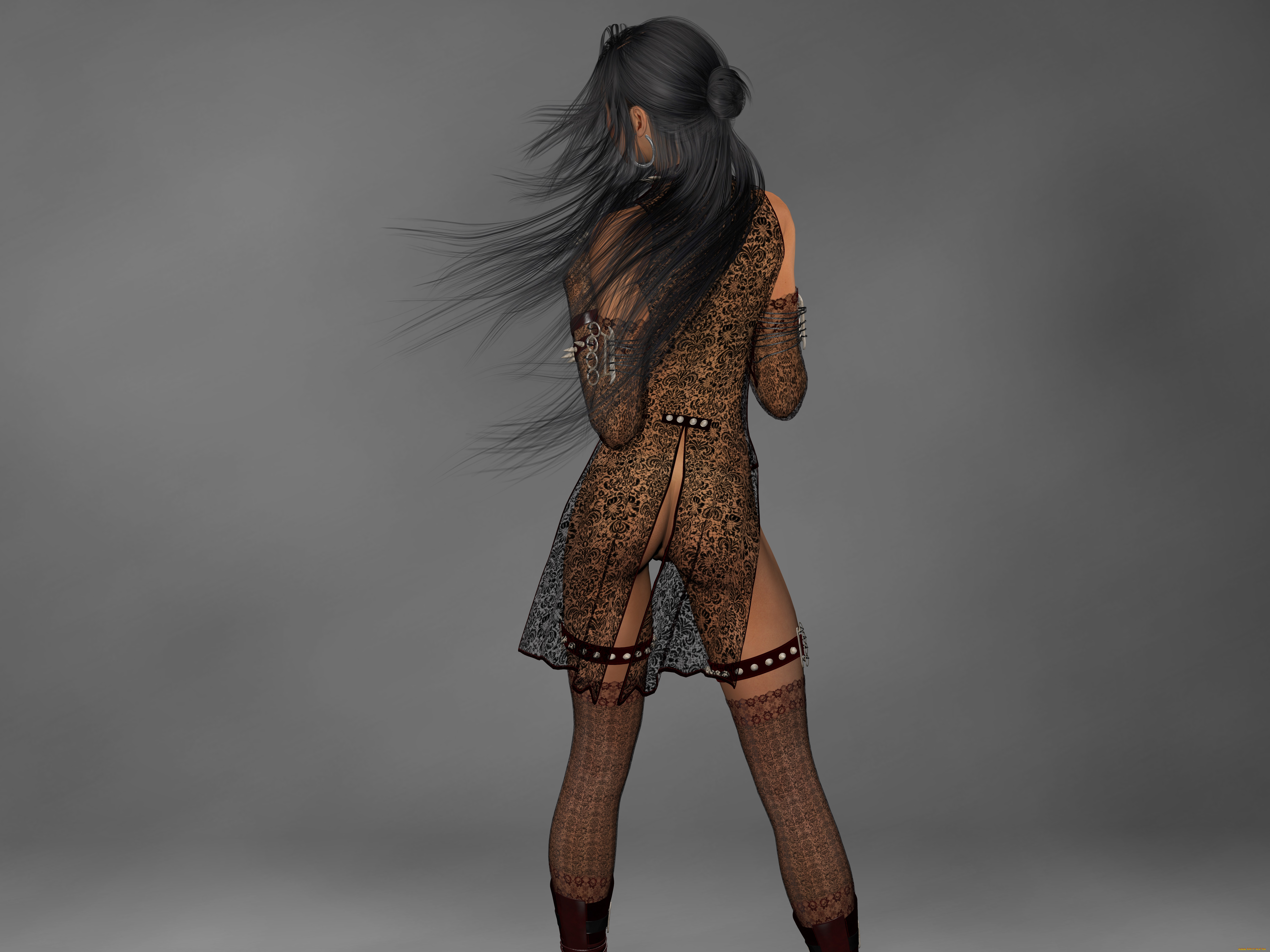 3д, графика, люди, , people, взгляд, девушка, фон