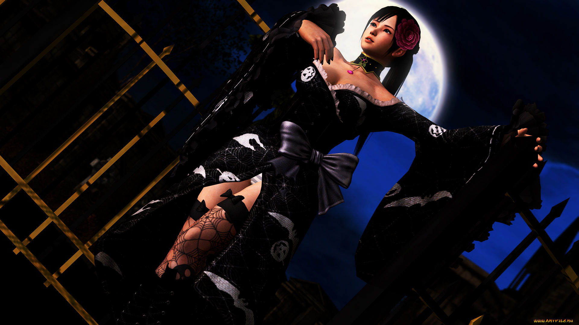 3д, графика, фантазия, , fantasy, девушка, взгляд, фон