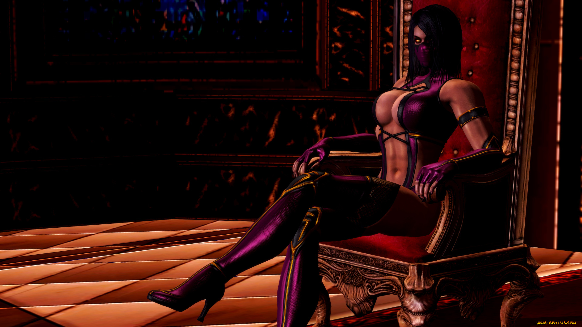 3д, графика, фантазия, , fantasy, девушка, взгляд, фон