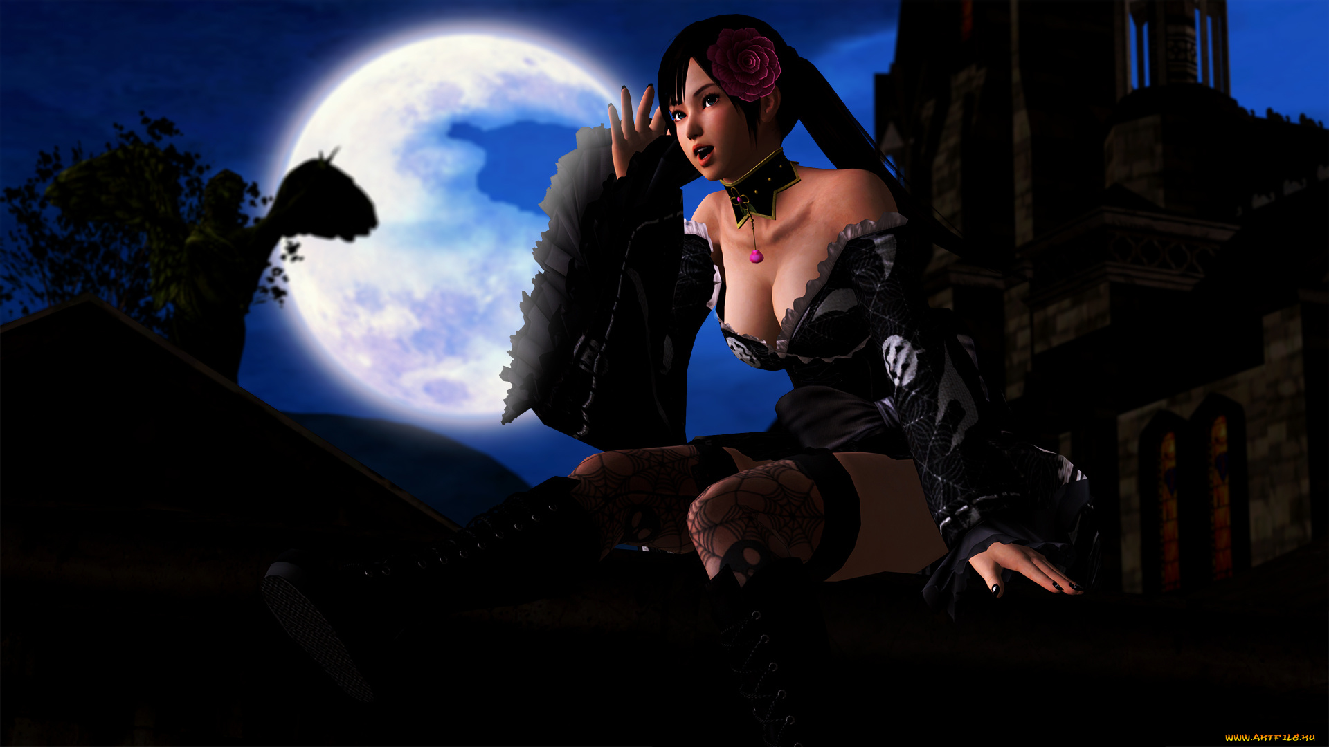 3д, графика, фантазия, , fantasy, взгляд, фон, девушка