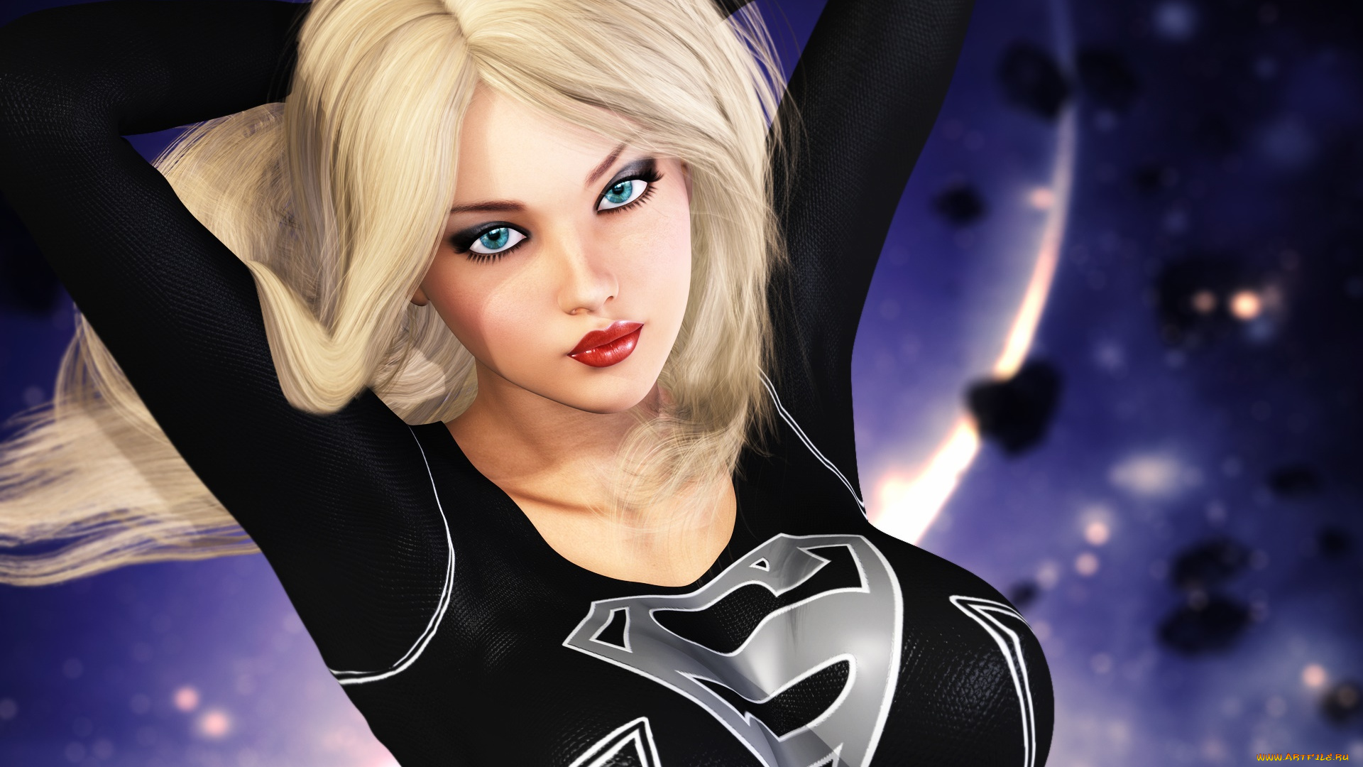 3д, графика, люди, , people, взгляд, девушка, фон