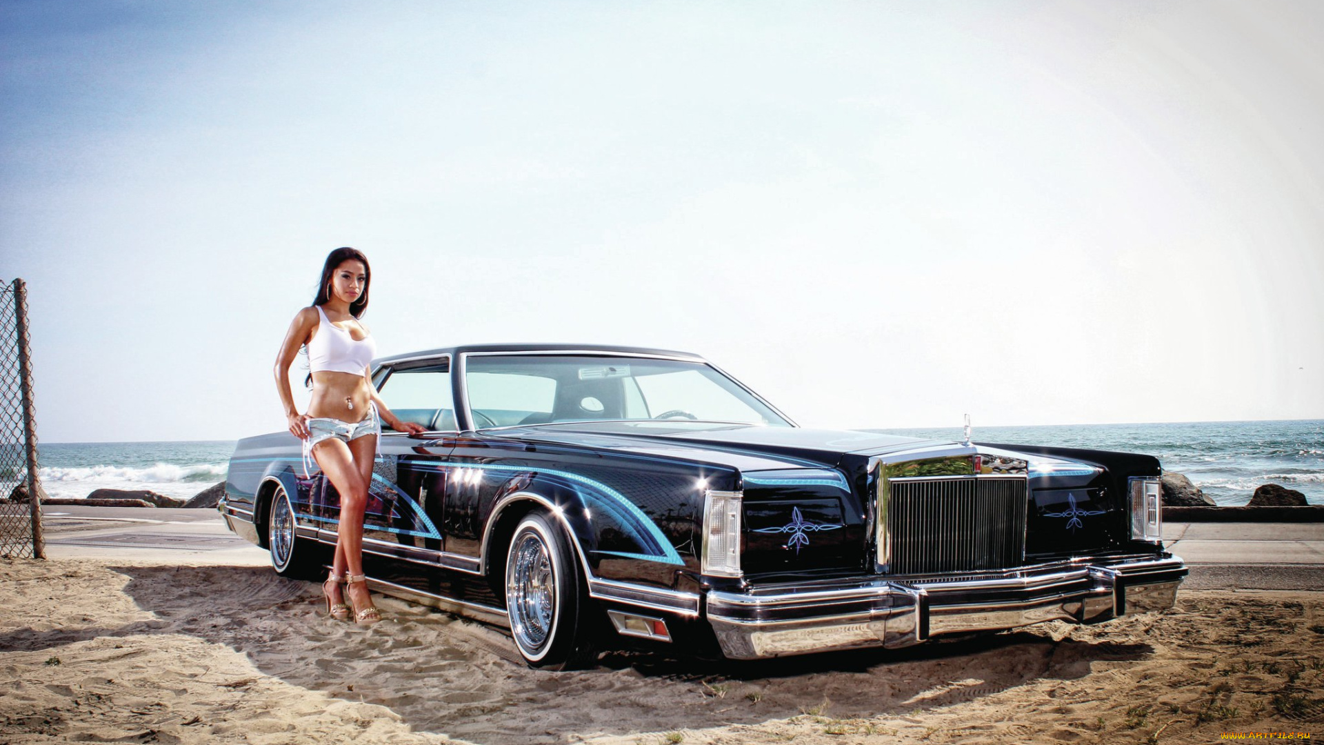 автомобили, -авто, с, девушками, lincoln