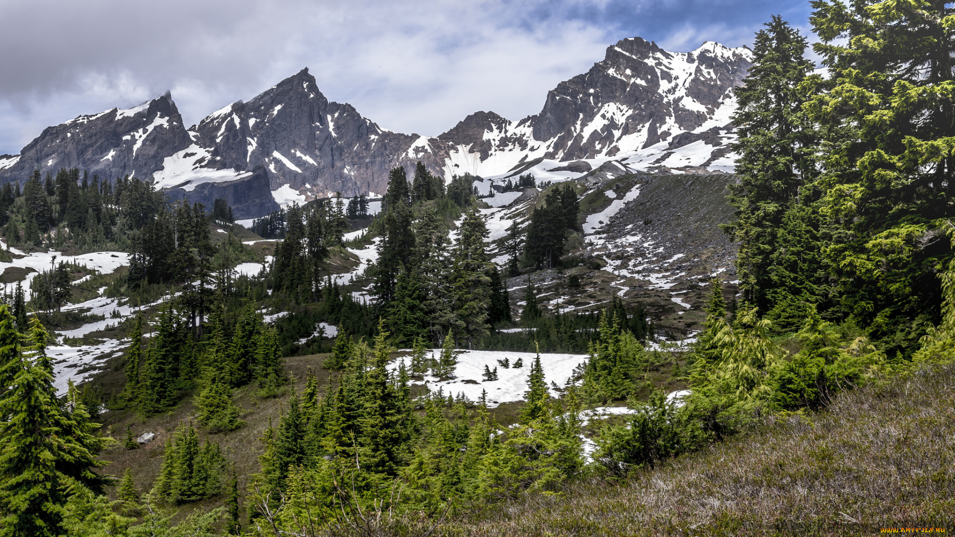 природа, горы, скалы