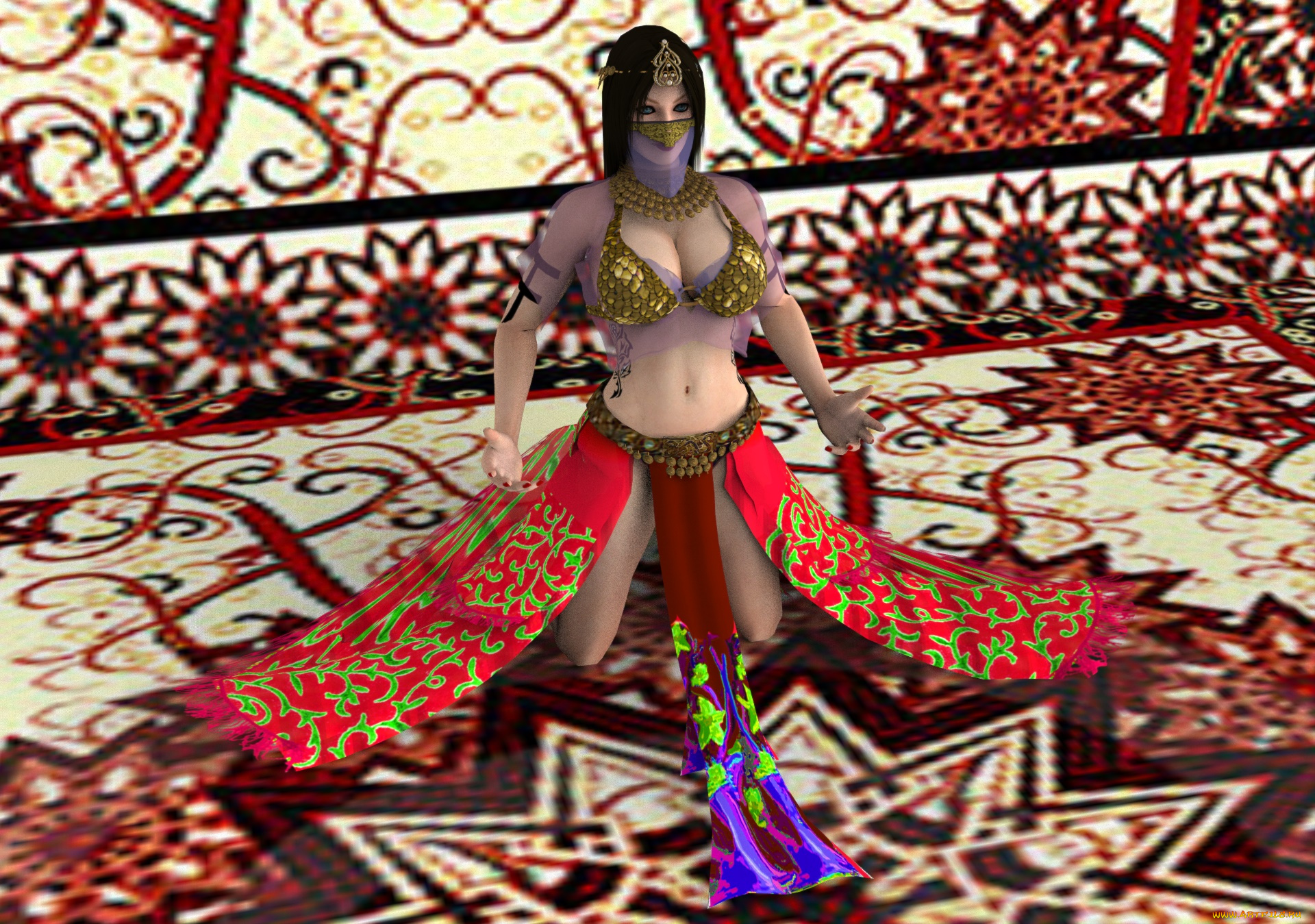 3д, графика, люди, , people, девушка, взгляд, фон