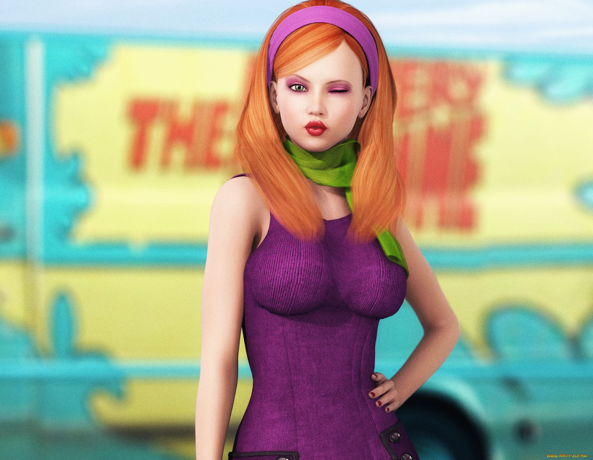 3д, графика, люди, , people, взгляд, девушка, фон