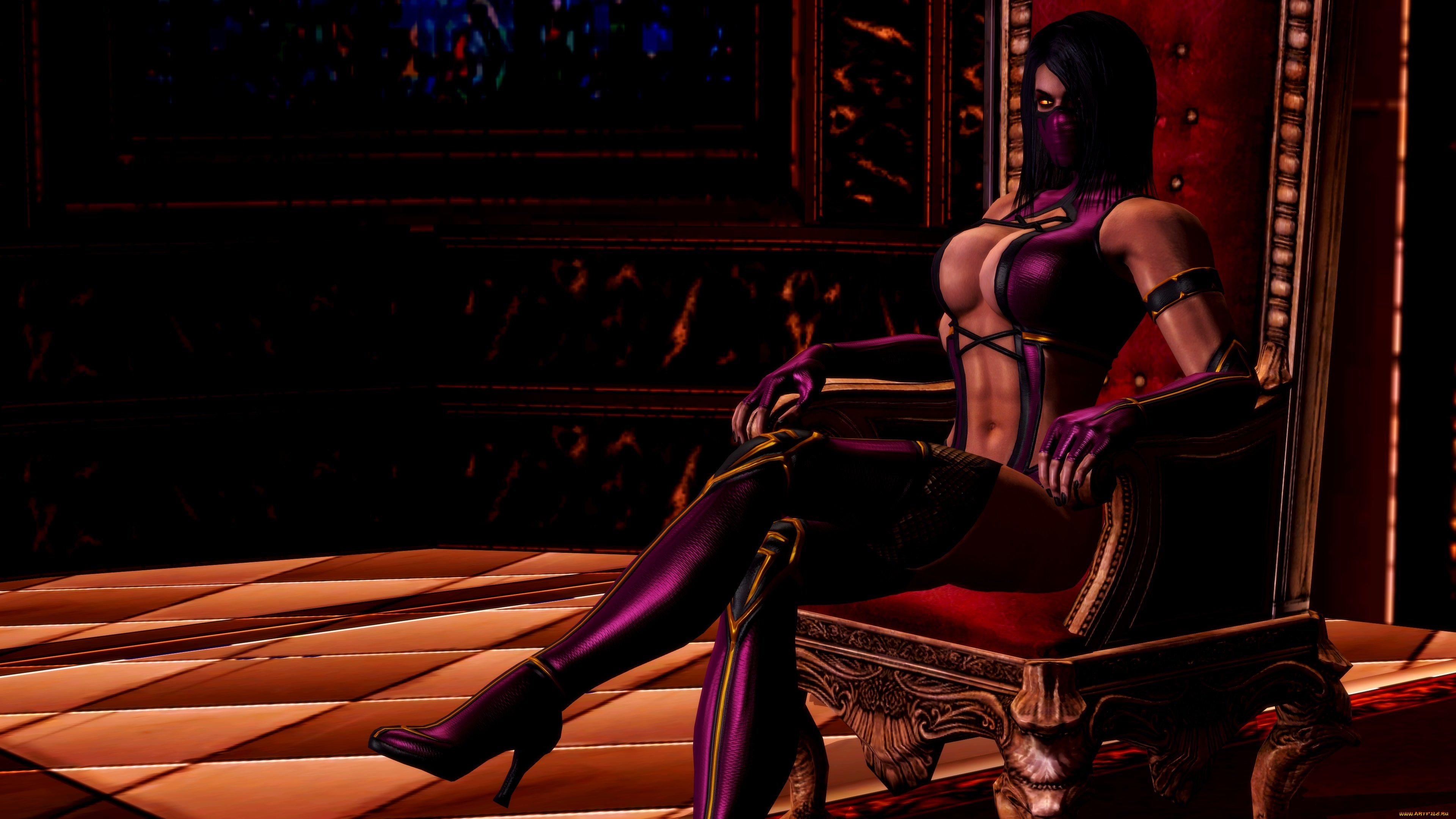 3д, графика, фантазия, , fantasy, девушка, взгляд, фон