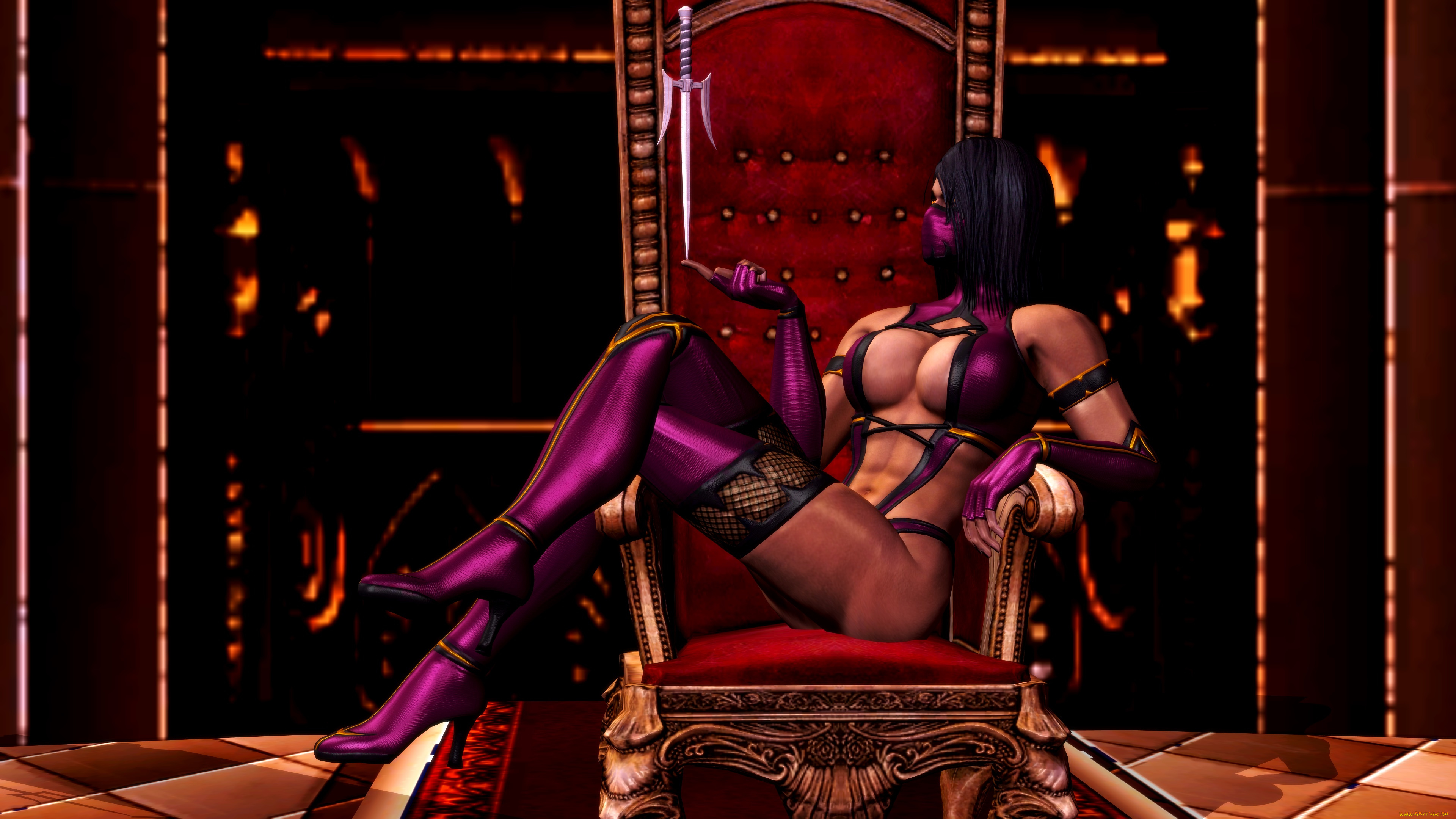 3д, графика, фантазия, , fantasy, девушка, взгляд, фон