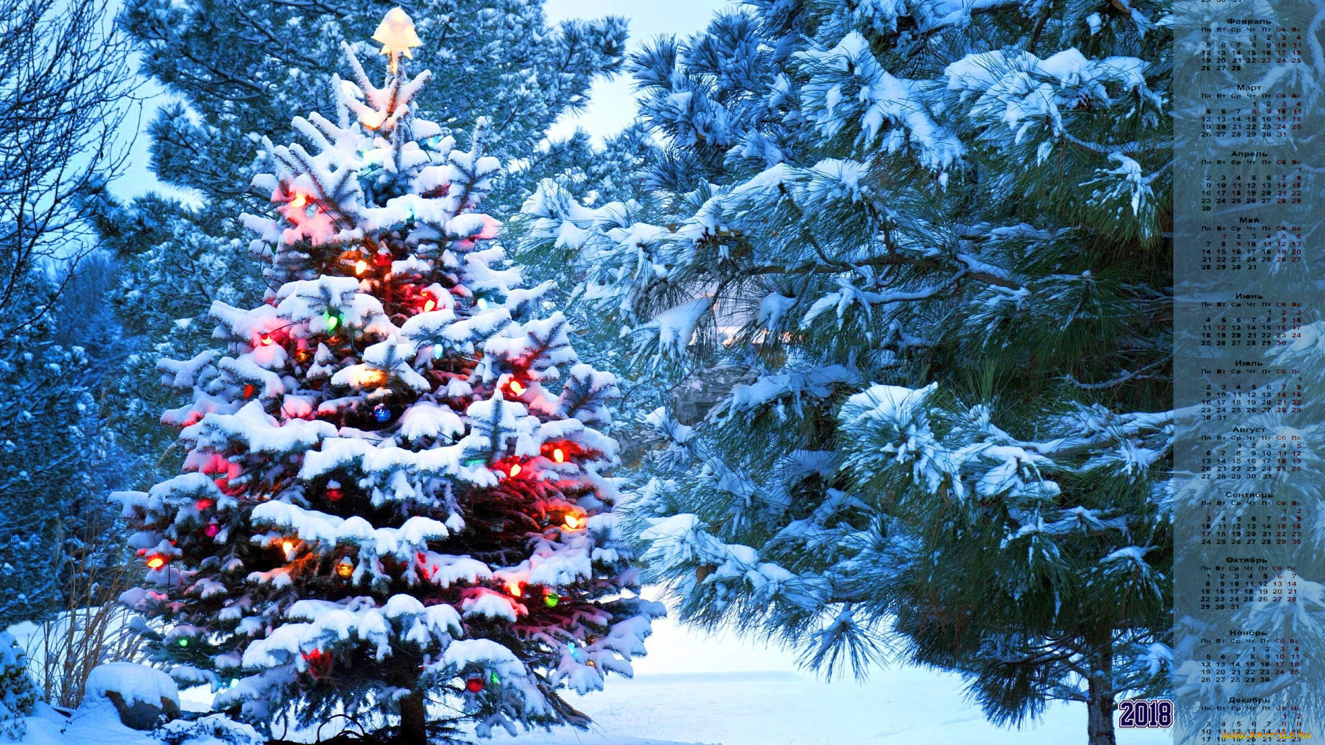 календари, праздники, , салюты, снег, гирлянда, елка, 2018