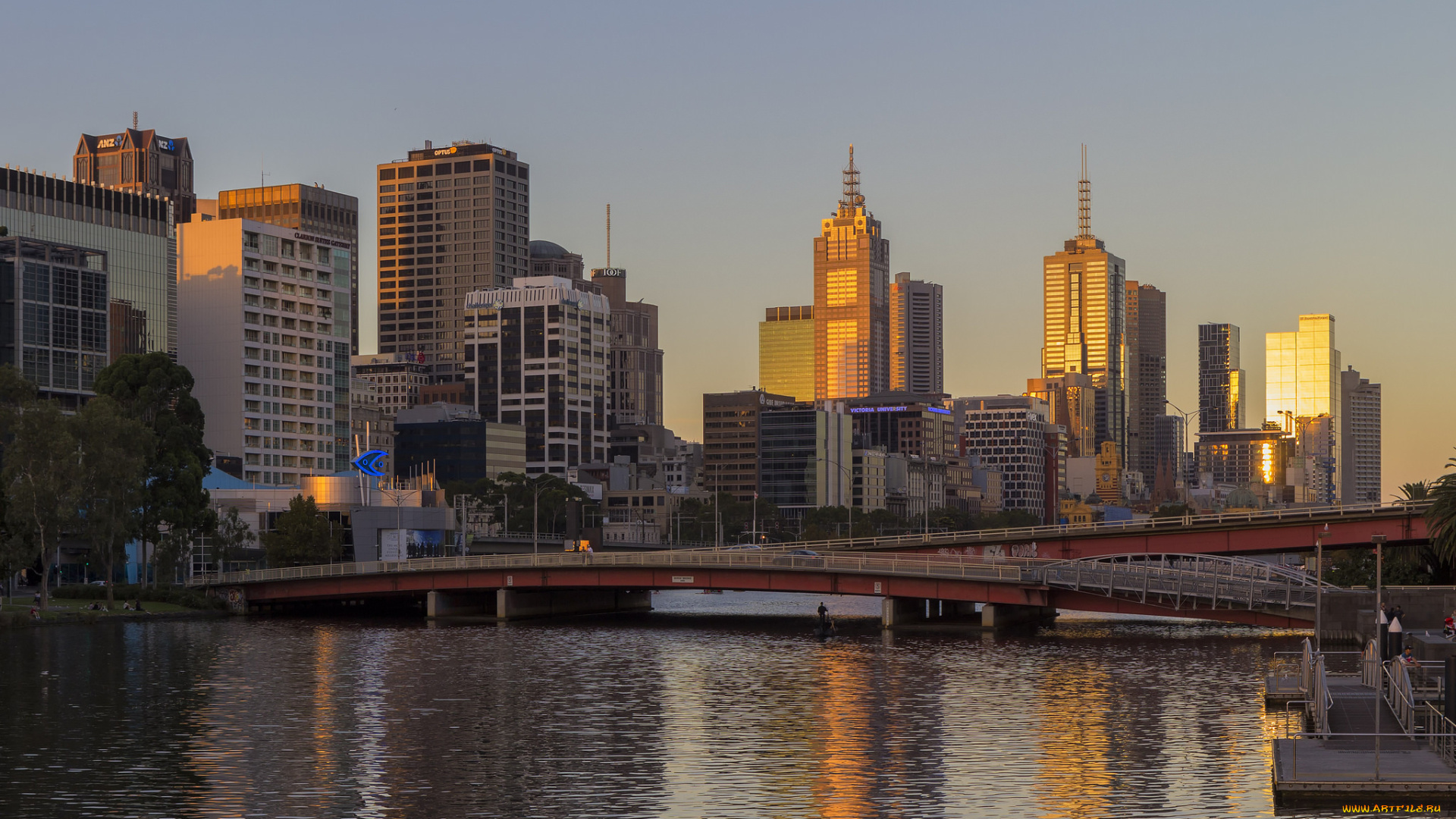 melbourne, города, мельбурн, , австралия, небоскребы, панорама
