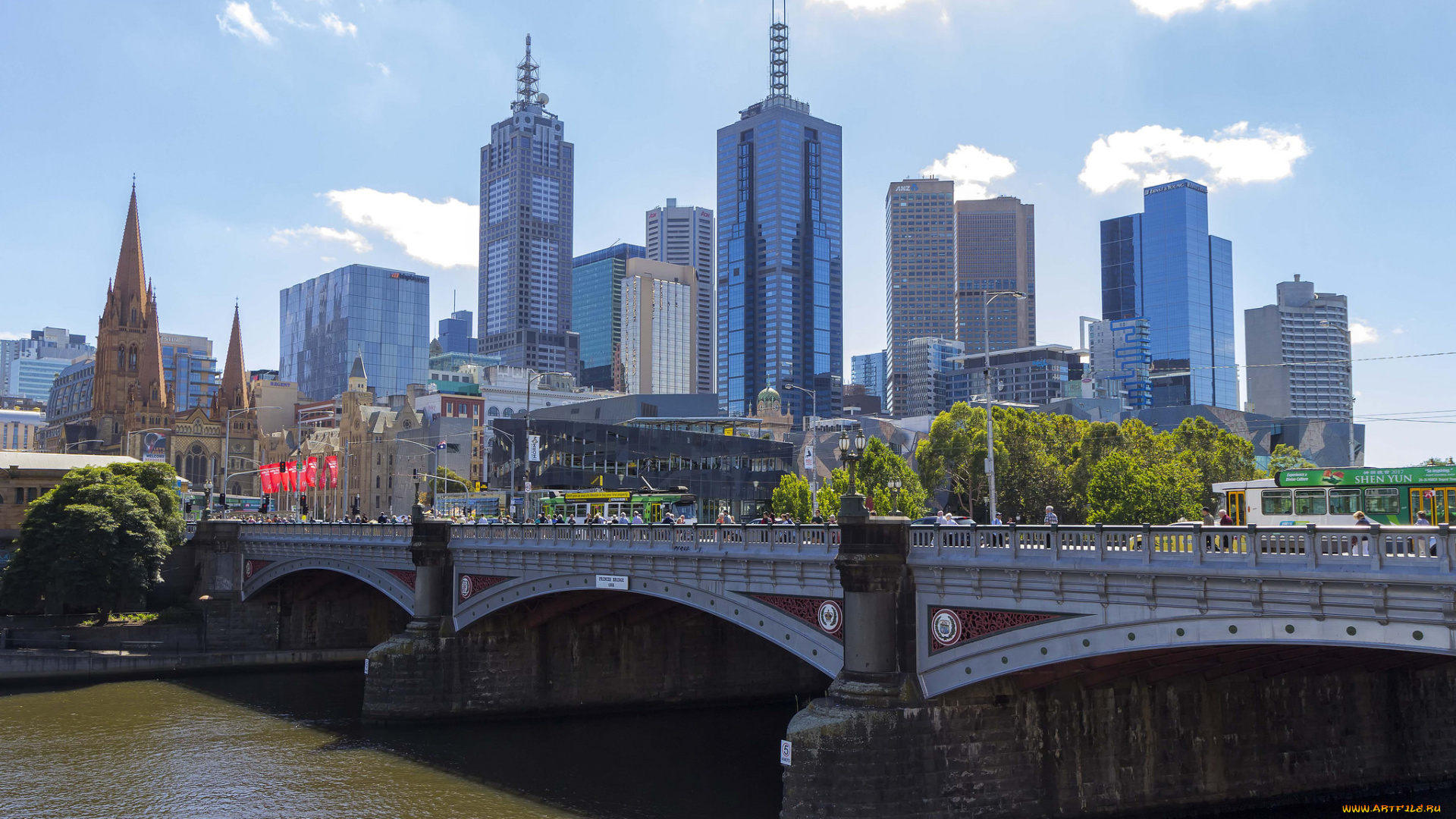melbourne, города, мельбурн, , австралия, небоскребы, панорама