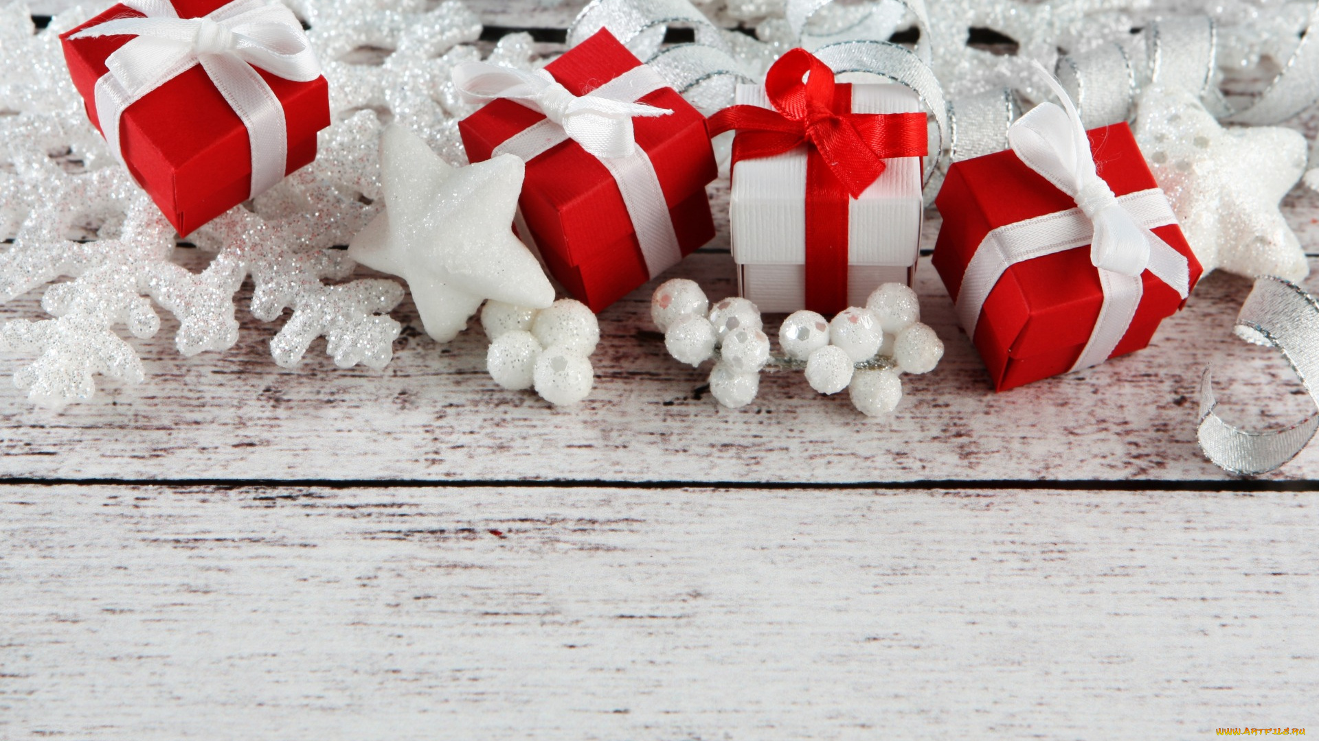 праздничные, подарки, и, коробочки, новый, год, праздник