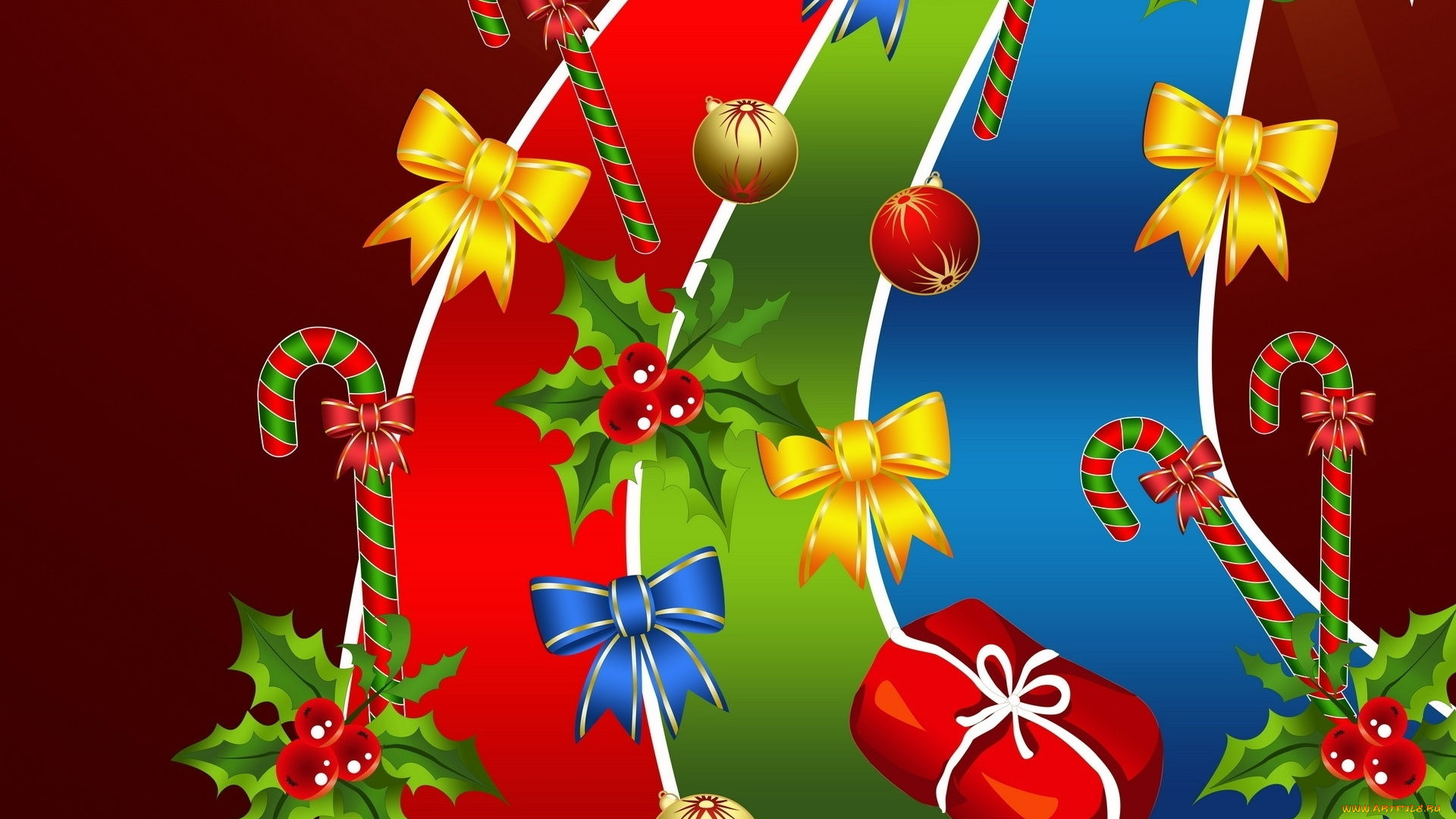 праздничные, векторная, графика, , новый, год, праздник, фон, новый, год