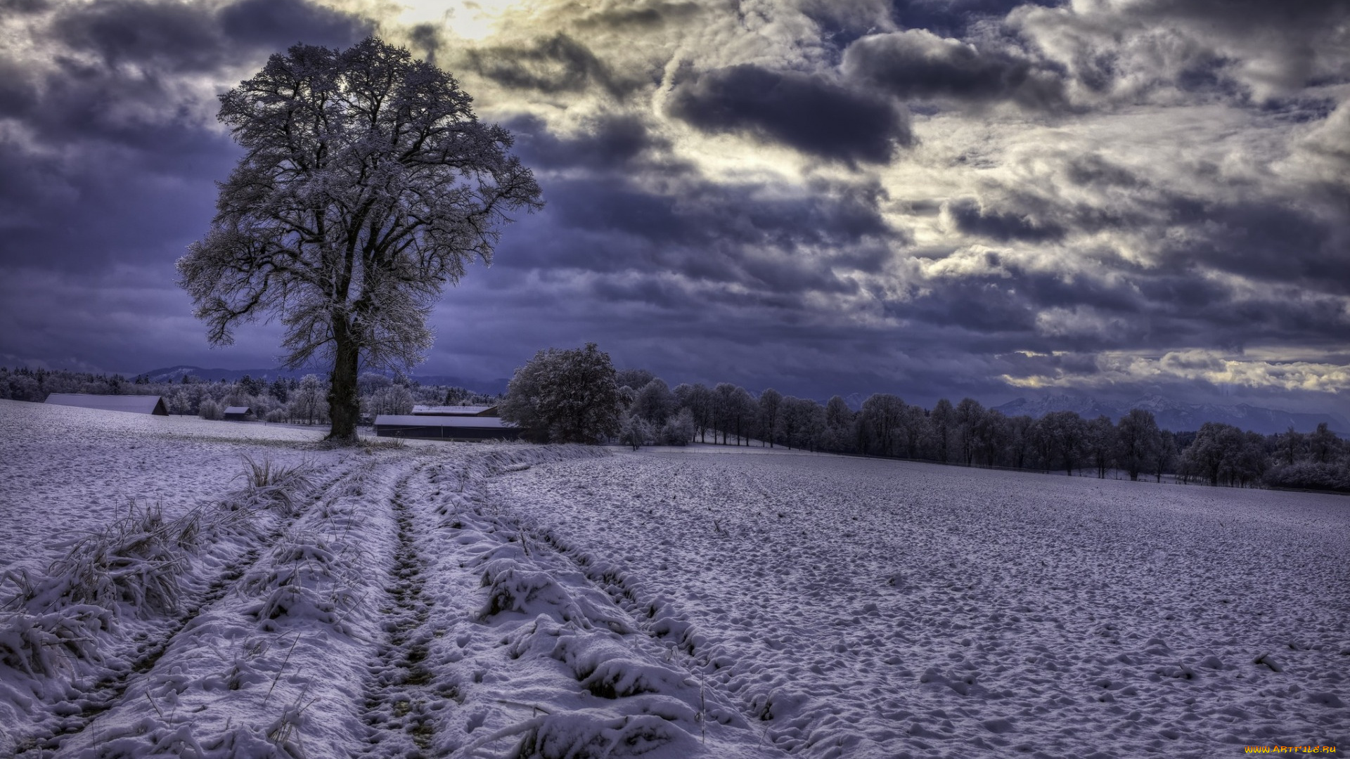 природа, дороги, bavaria, germany, зима, германия, schwaigwall, бавария, декабрь