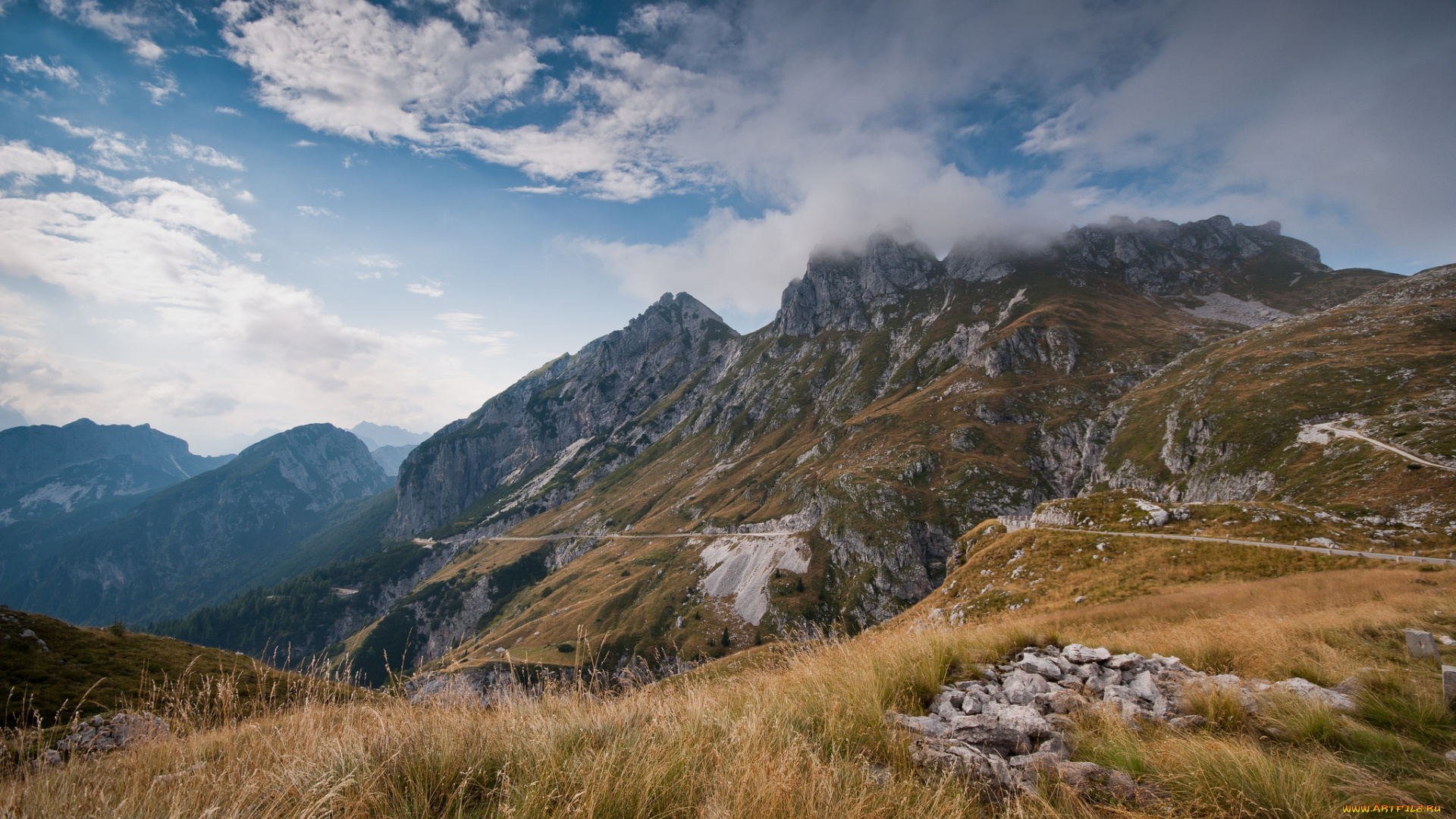 природа, горы, простор