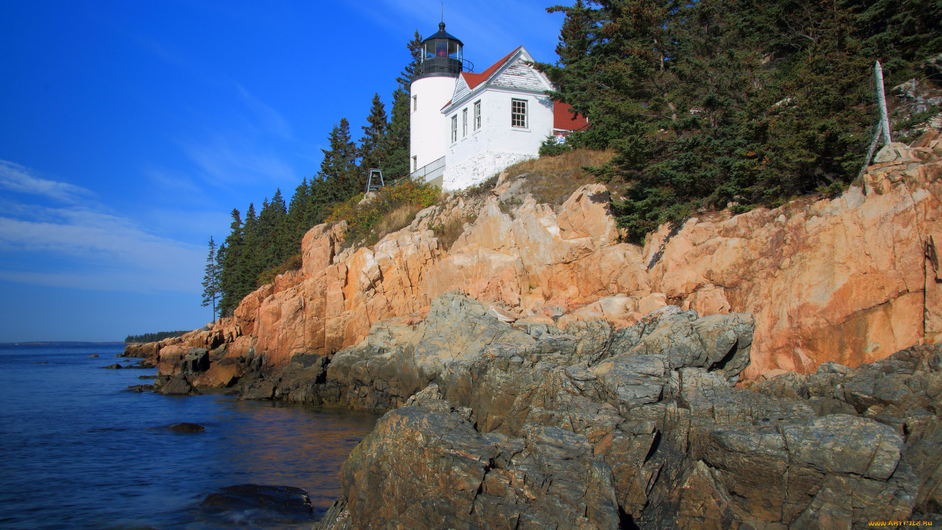 природа, маяки, простор