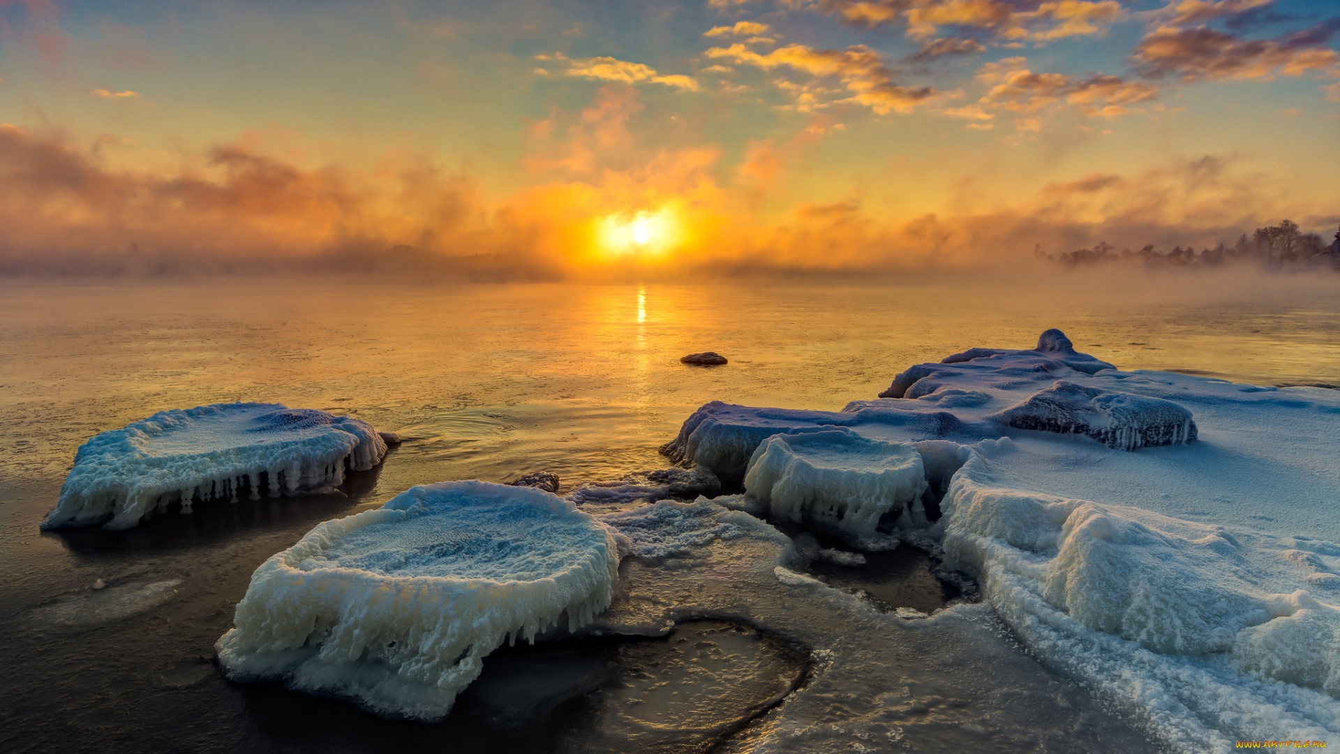 природа, восходы, закаты, простор